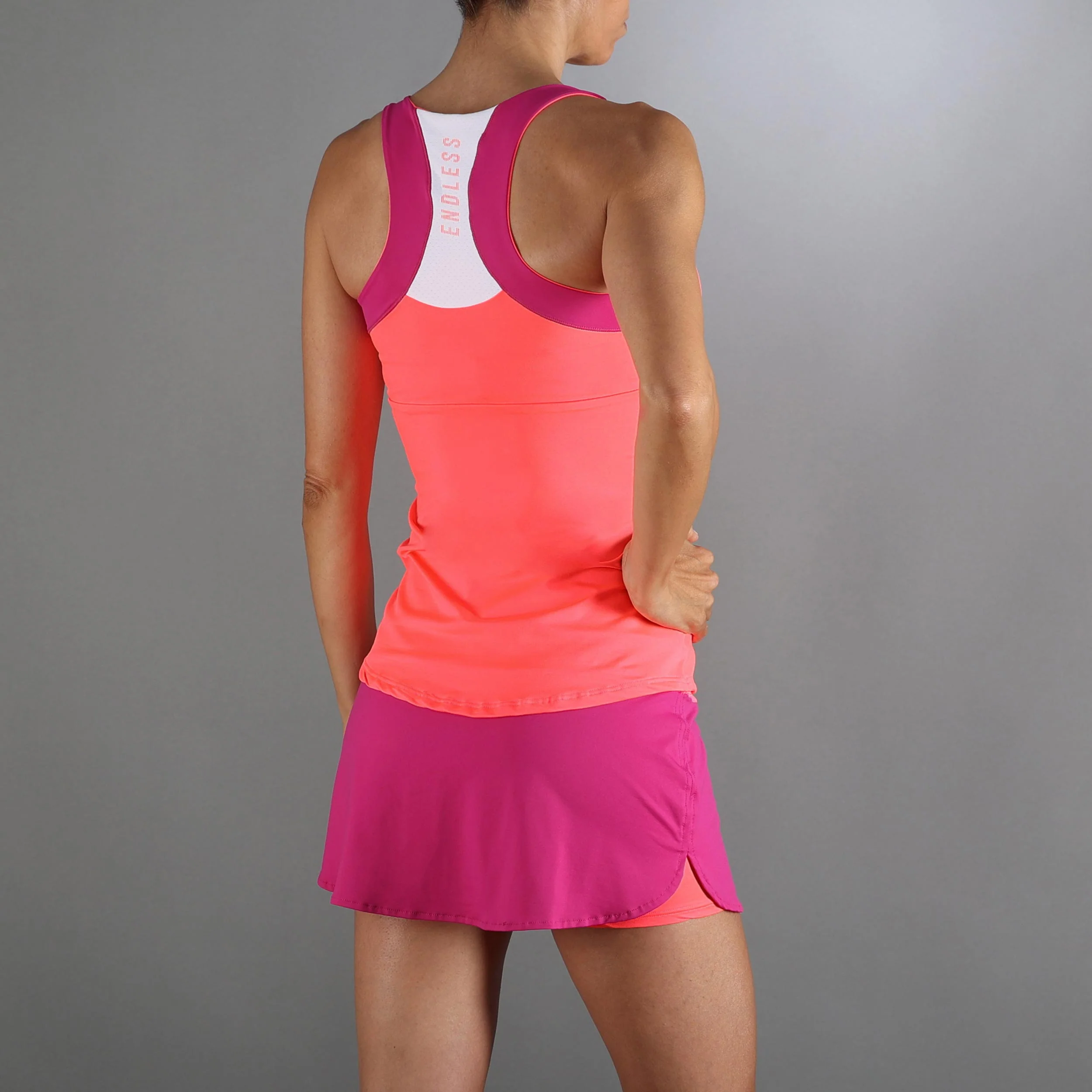 Race Camiseta De Tirantes Mujeres-Coral - Image 7