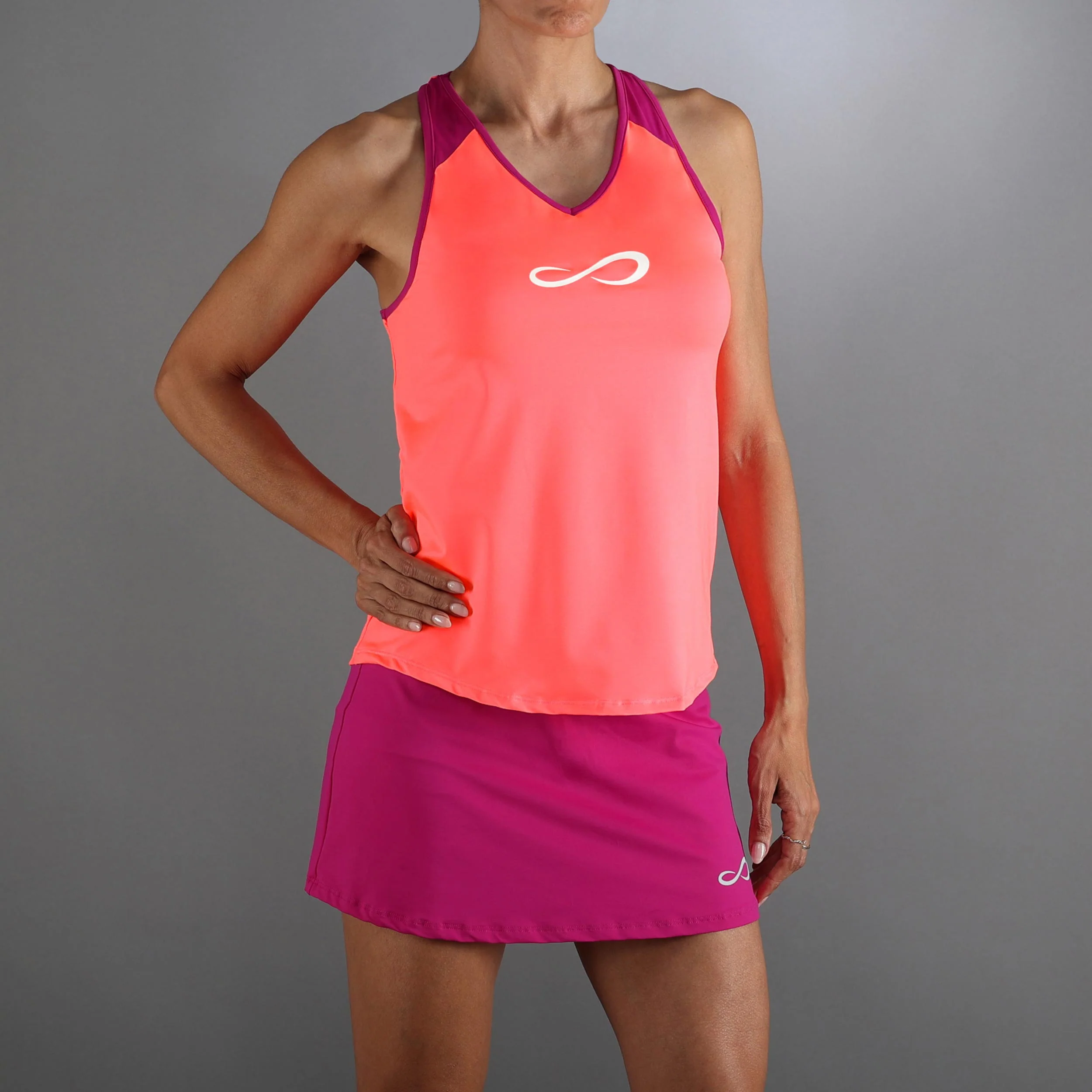 Speed V Camiseta De Tirantes Mujeres-Coral - Image 5