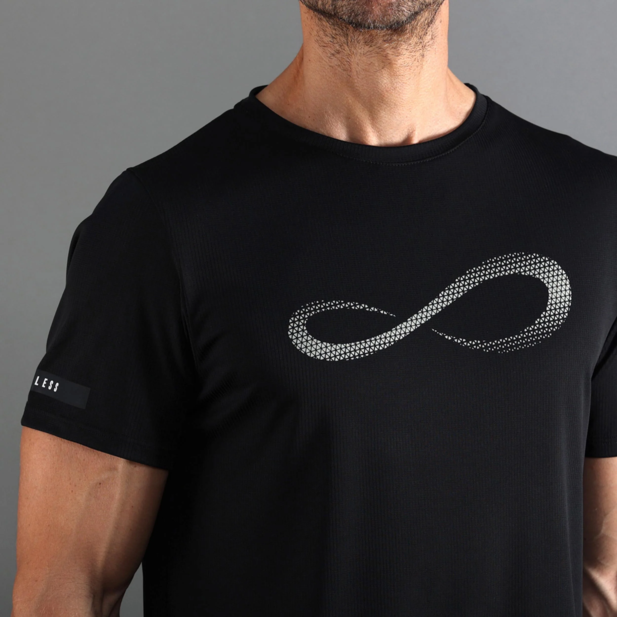 Unlimited Diamond II Camiseta de manga corta Hombres-negro, gris claro - Image 4