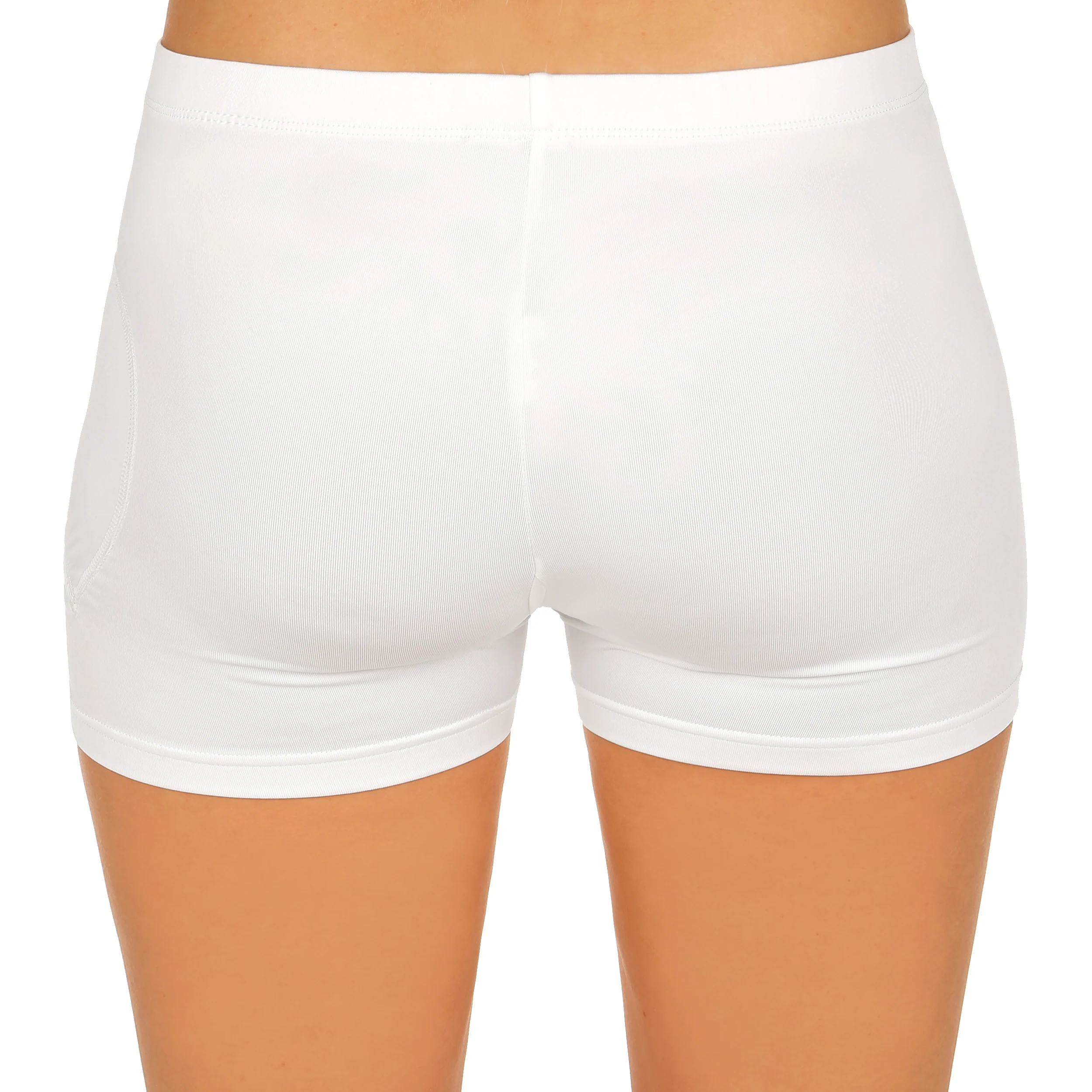 Bella Shorts Con Bolsillo Para Pelota Mujeres-Blanco - Image 3
