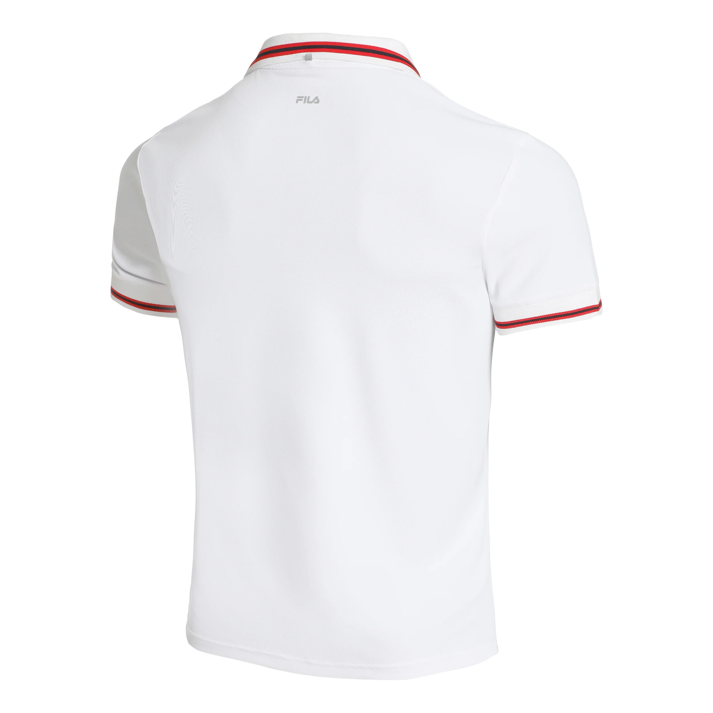 Core Button Piro Polo Hombres-Blanco,Rojo - Image 2