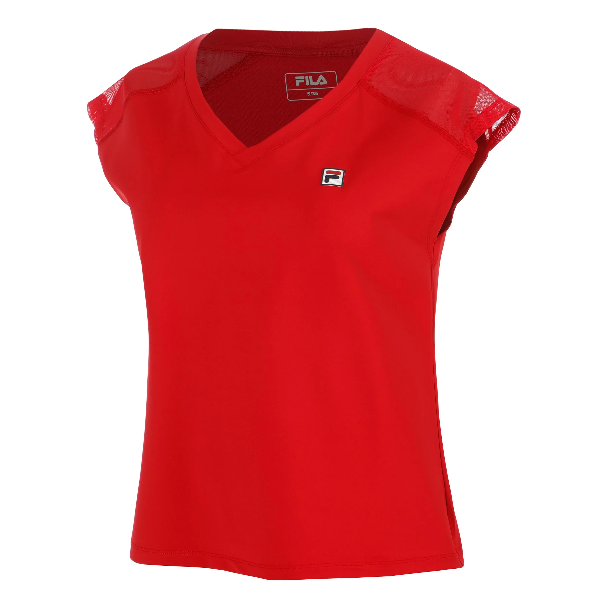 Maria Camiseta de manga corta Mujeres-rojo