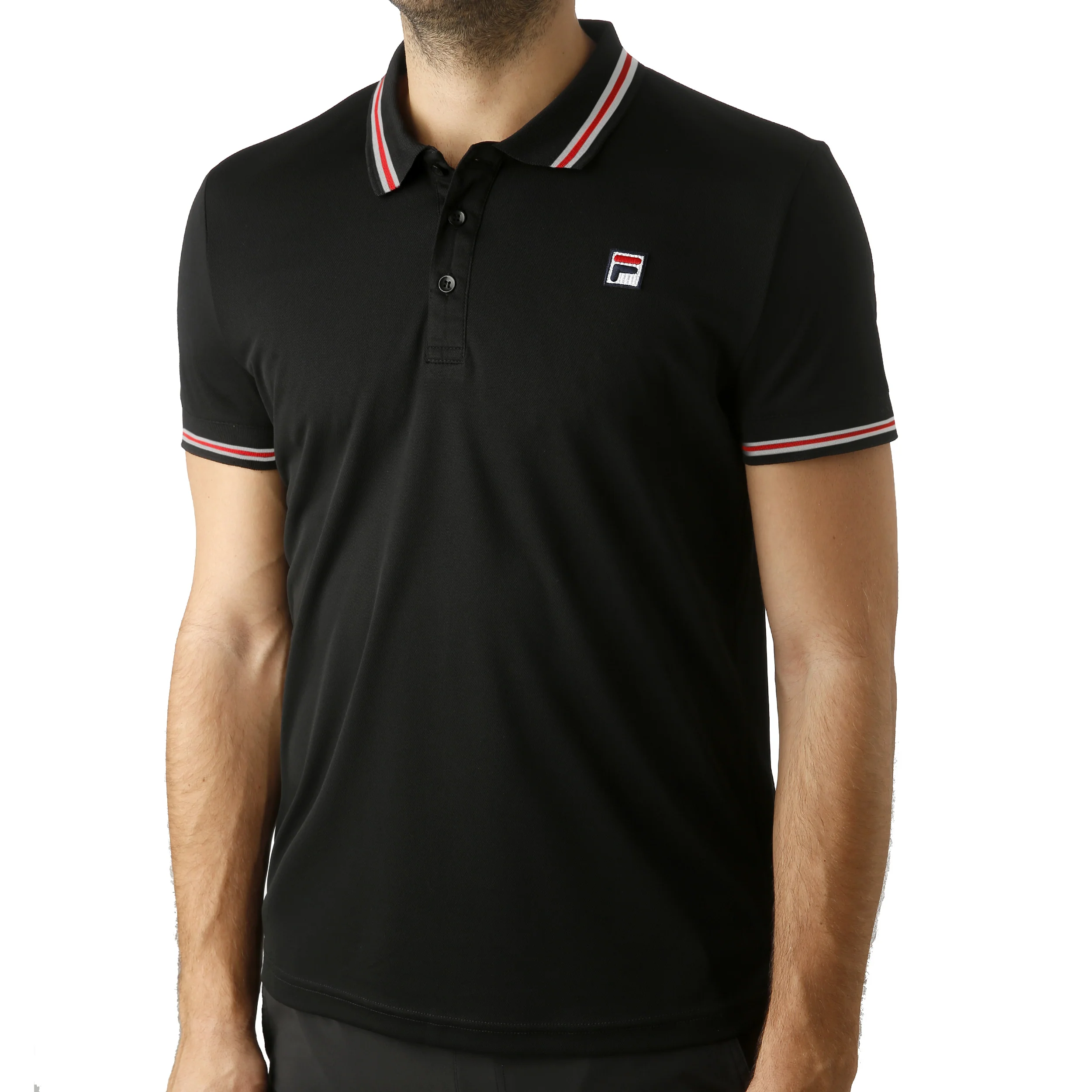 Piro Polo Hombres-Negro,Rojo - Image 2