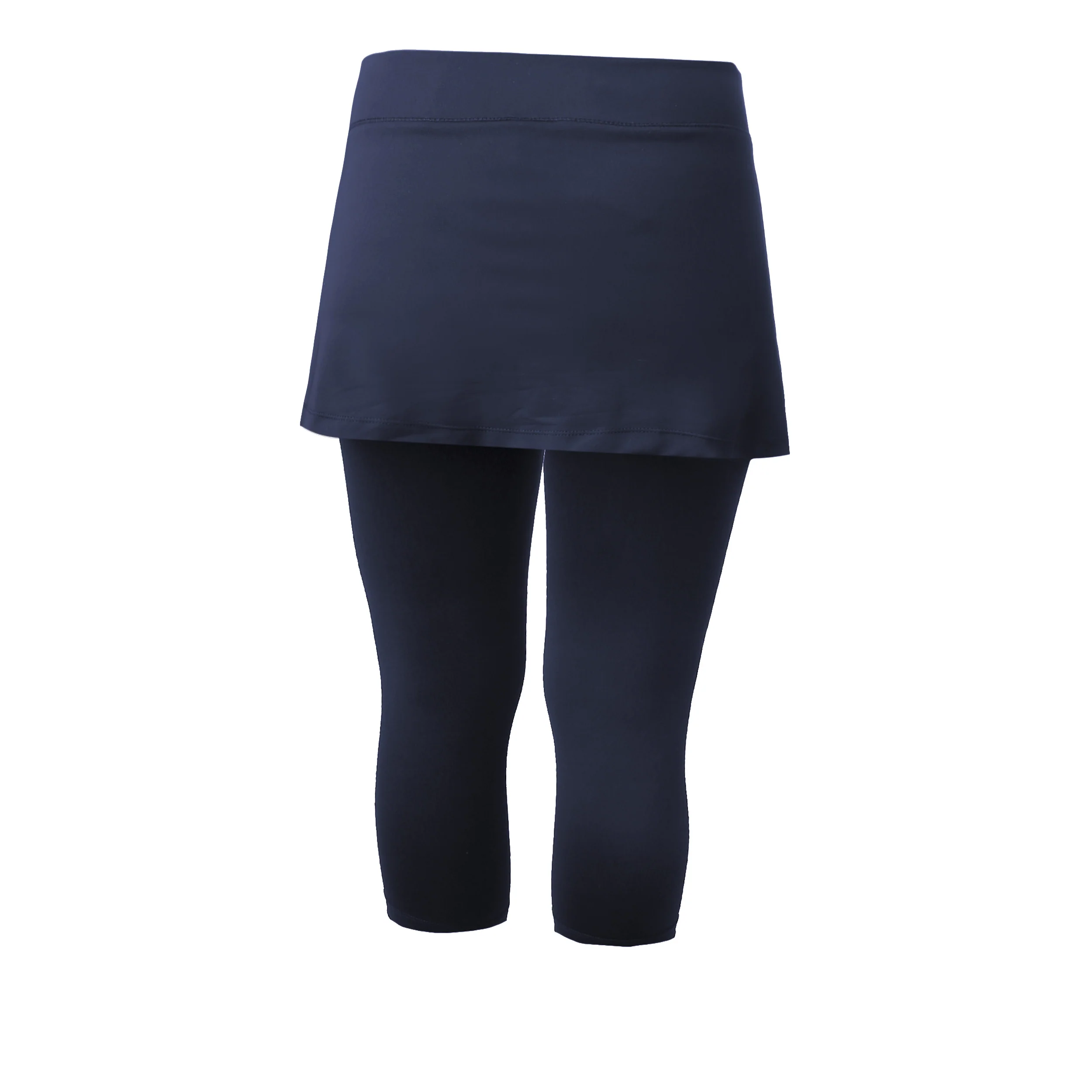 Sina Falda con malla Mujeres - azul oscuro, rojo - Image 2