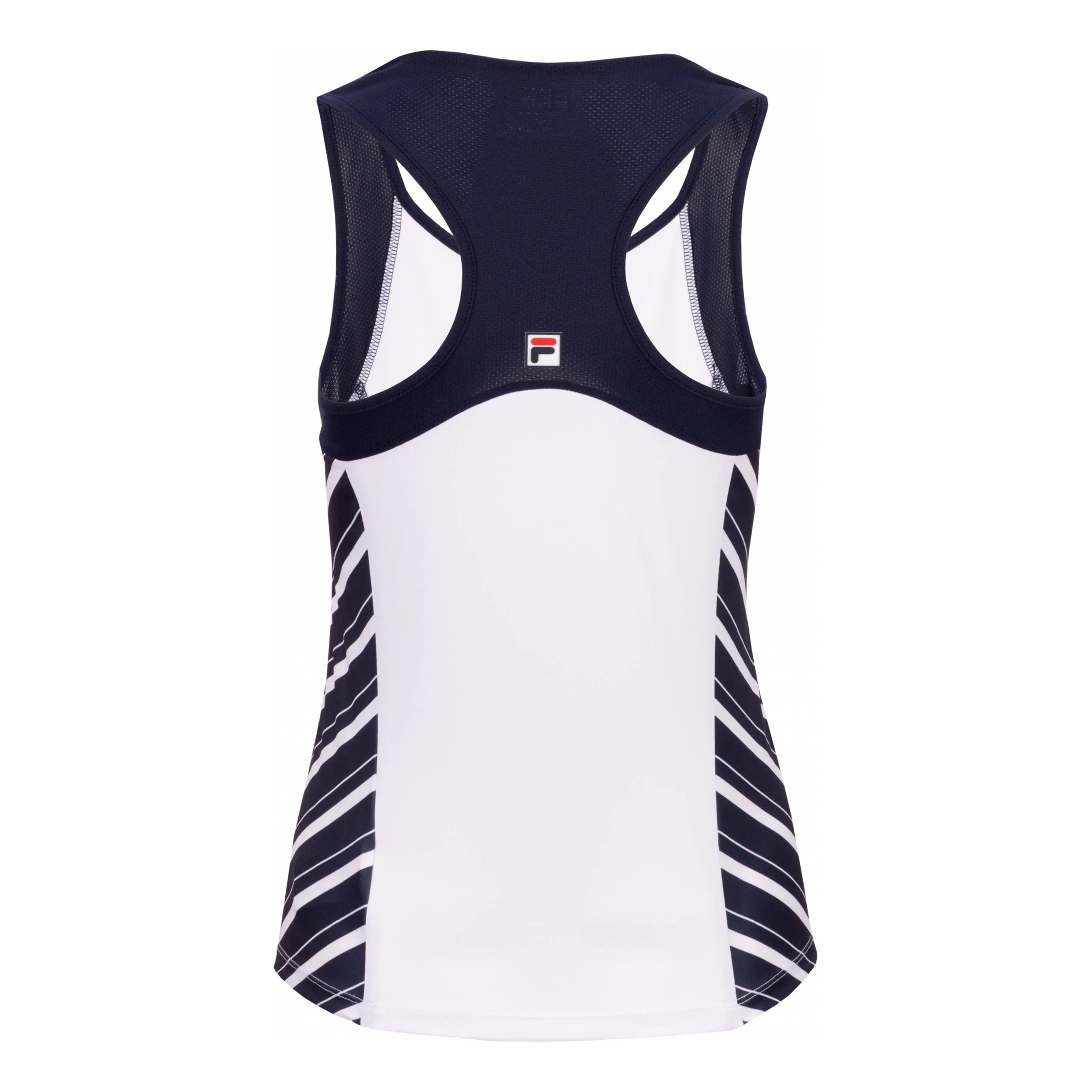 Steffi Camiseta de tirantes Mujeres-blanco, azul oscuro - Image 2