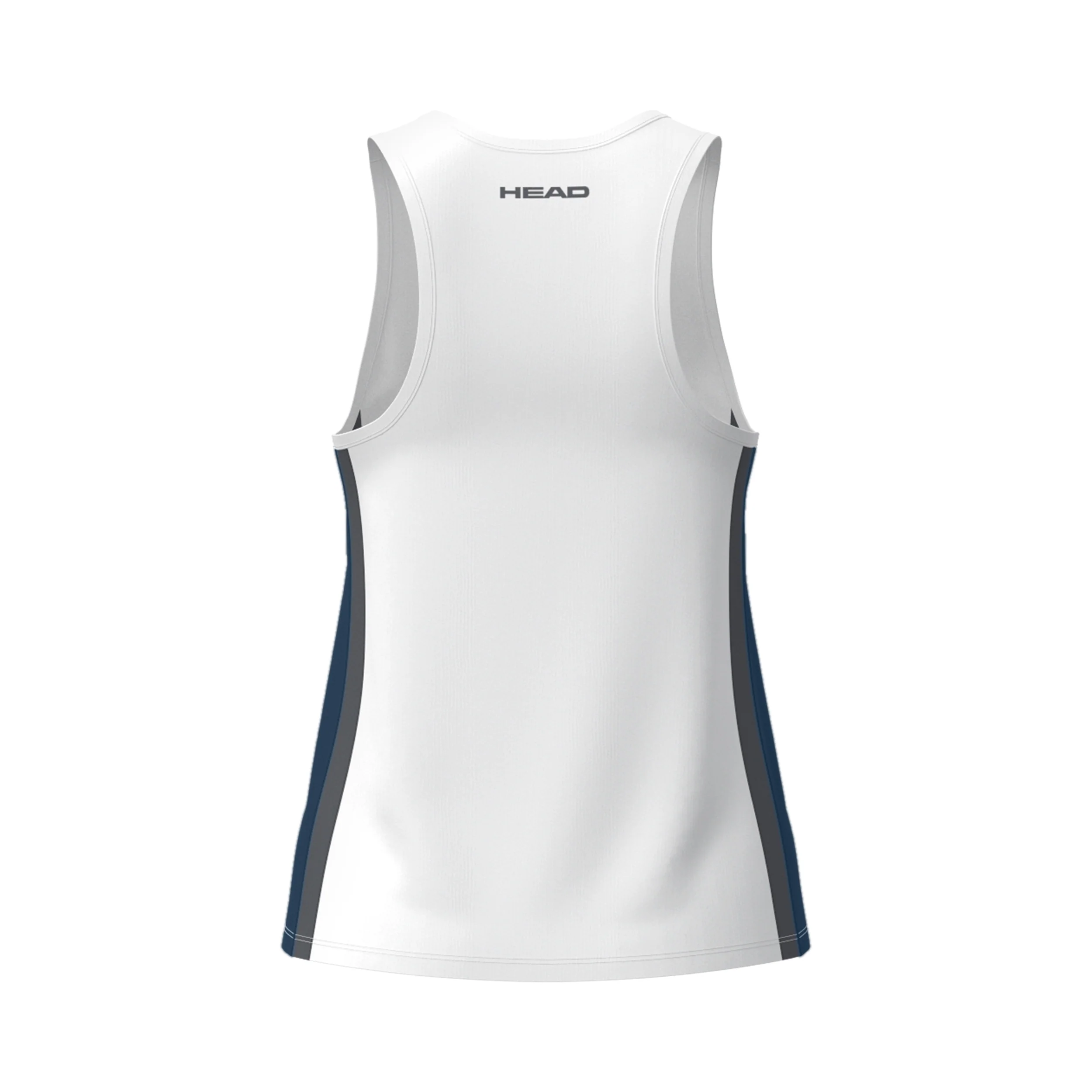 Camiseta De Tirantes Chicas-Azul Oscuro,Blanco - Image 3