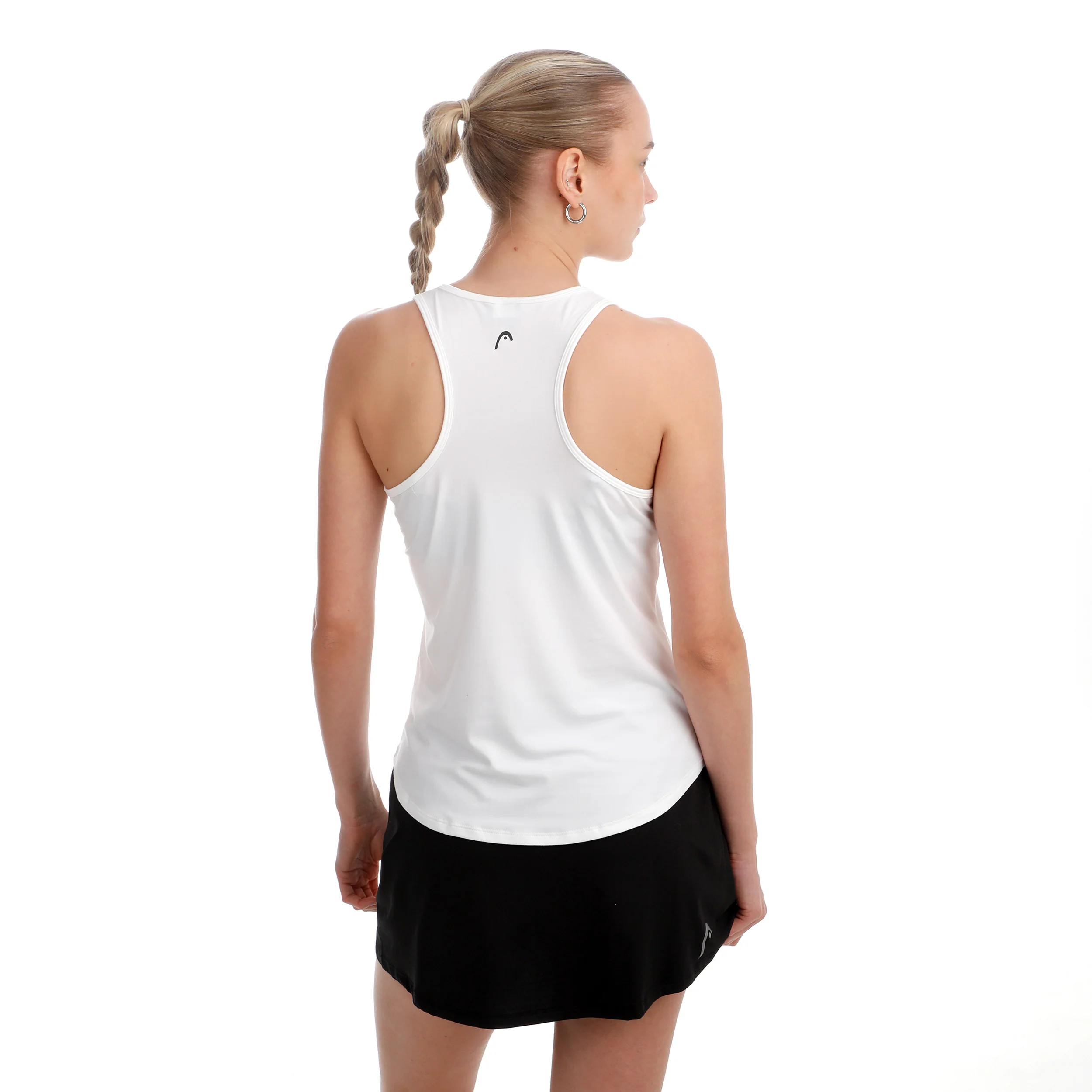 Club Basic Falda Mujeres-Negro,Plateado - Image 4
