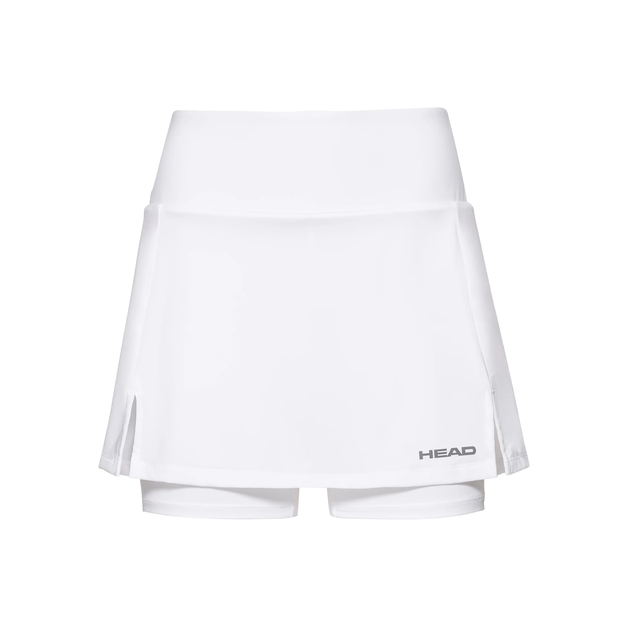 Club Basic Long Falda Mujeres-Blanco,Plateado