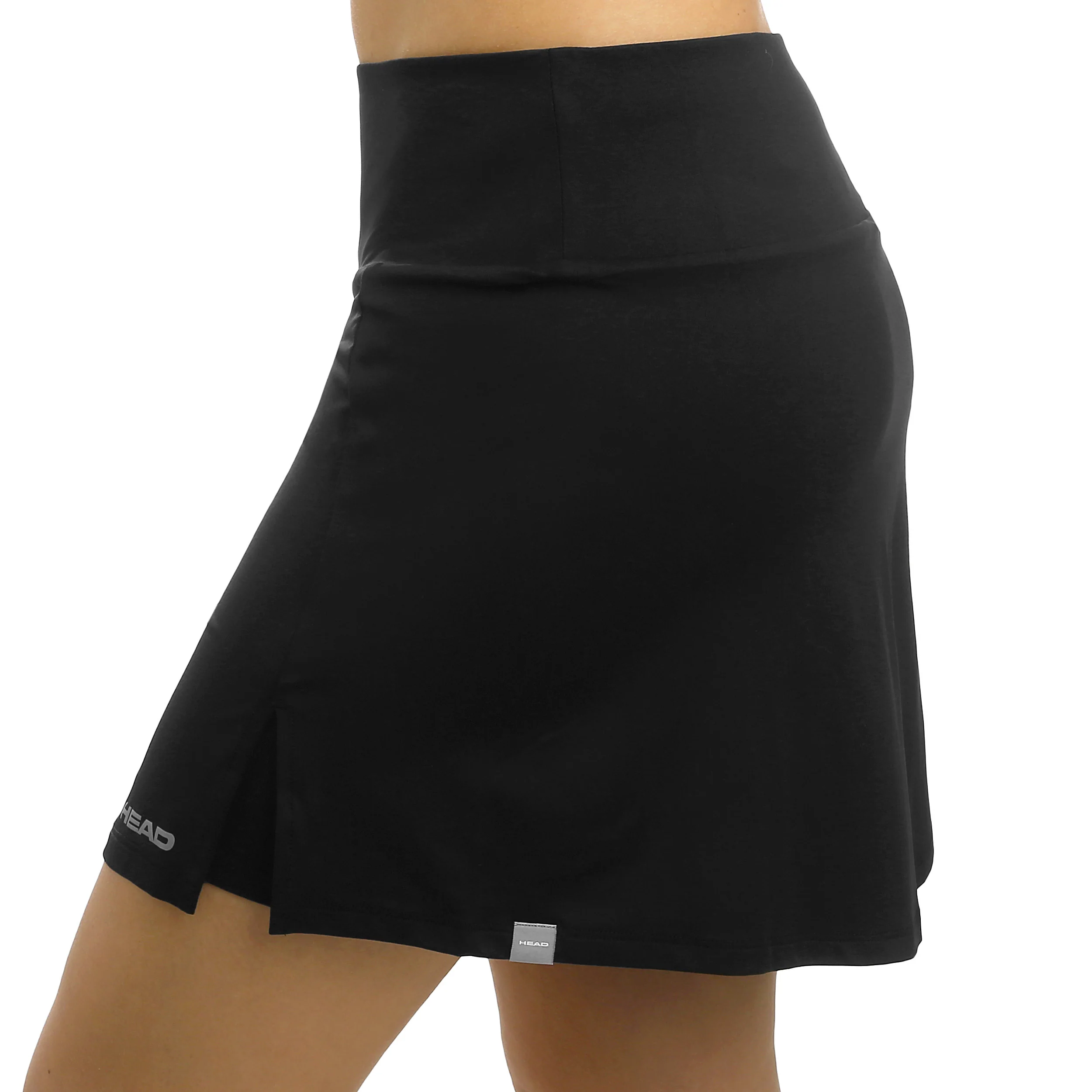 Club Basic Long Falda Mujeres-Negro,Plateado - Image 5