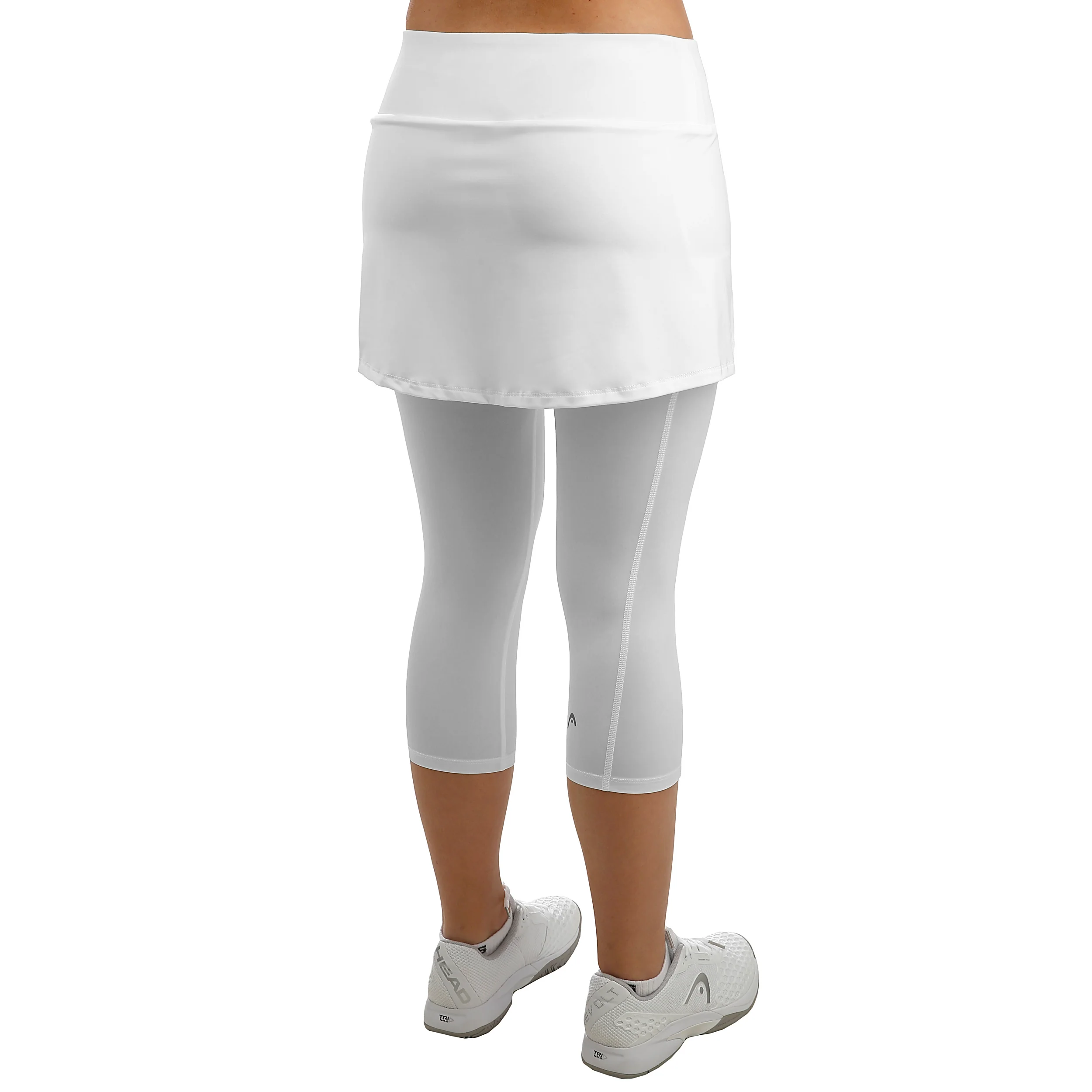 Club Falda Con Malla Mujeres-Blanco,Plateado - Image 4