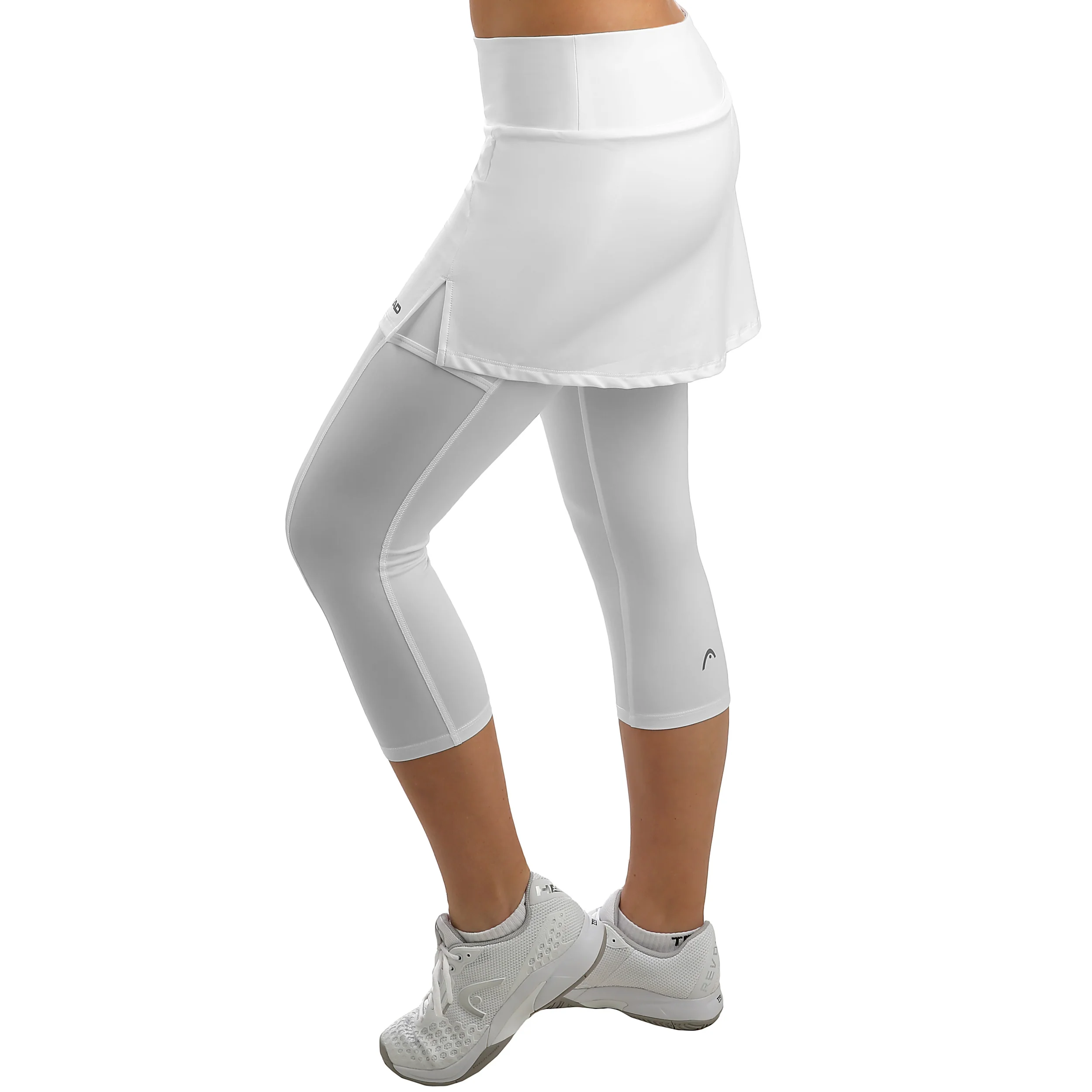 Club Falda Con Malla Mujeres-Blanco,Plateado - Image 5