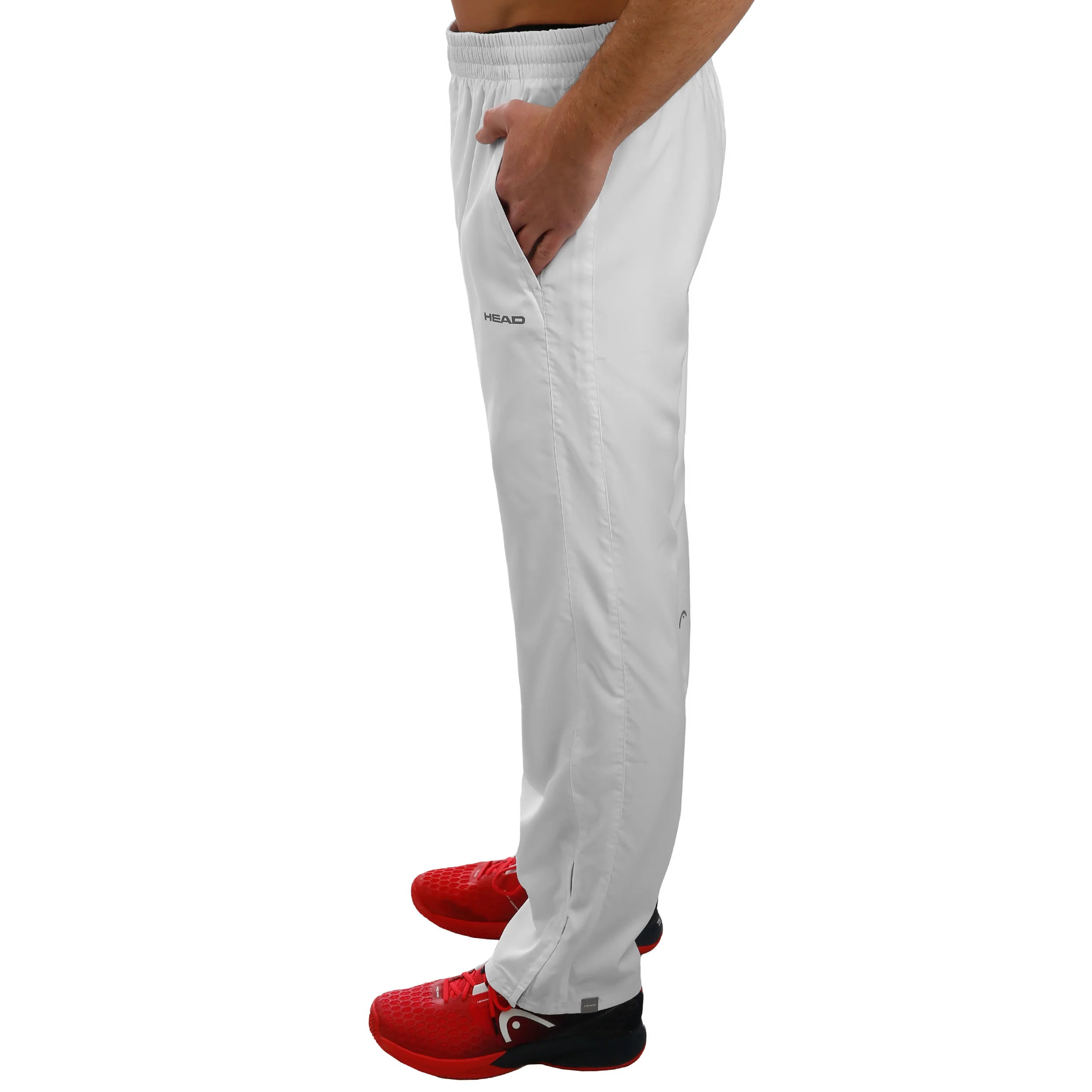 Club Pantalón De Entrenamiento Hombres-Blanco,Plateado - Image 4