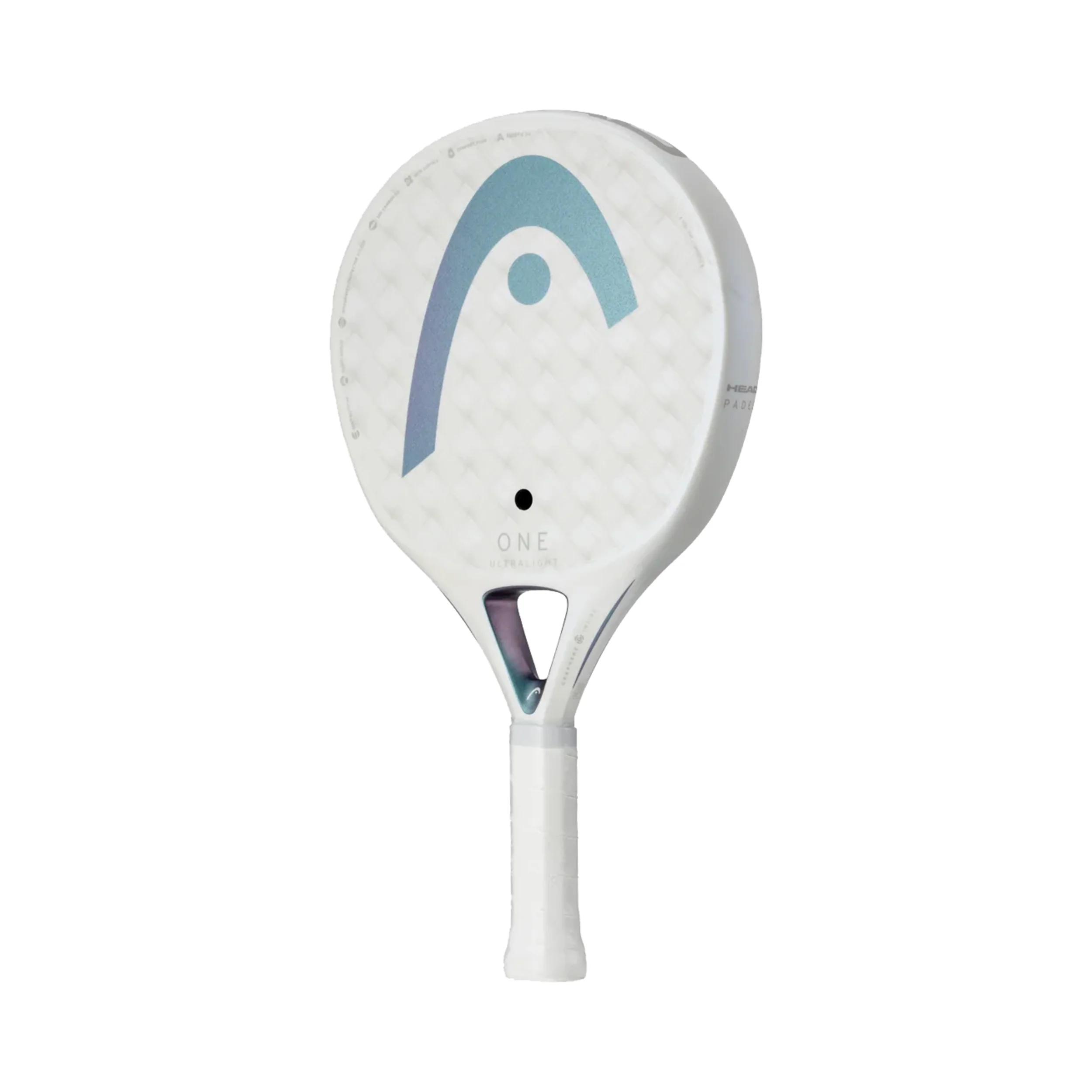 One Ultralight White Pala de pádel Raquetas de test - Image 2