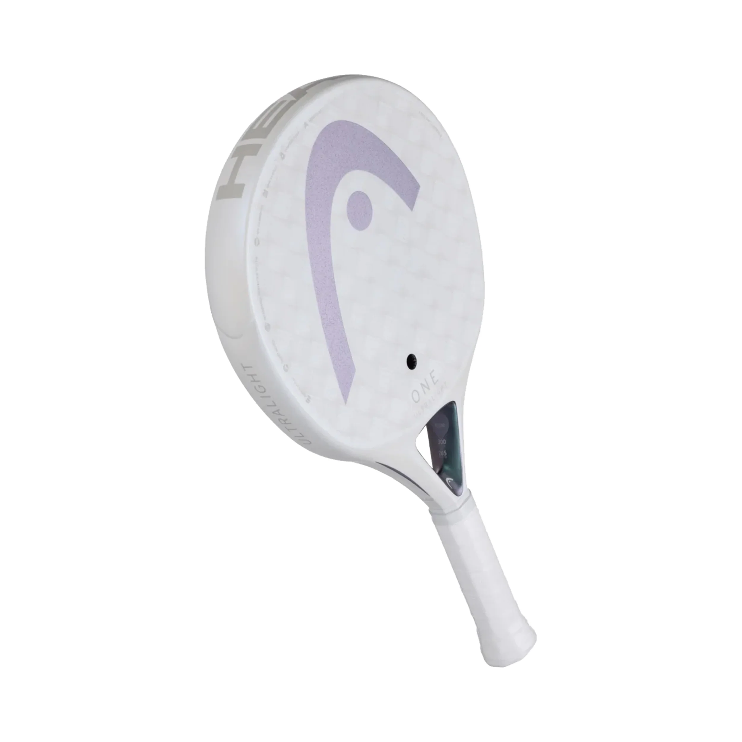 One Ultralight White Pala de pádel Raquetas de test - Image 3