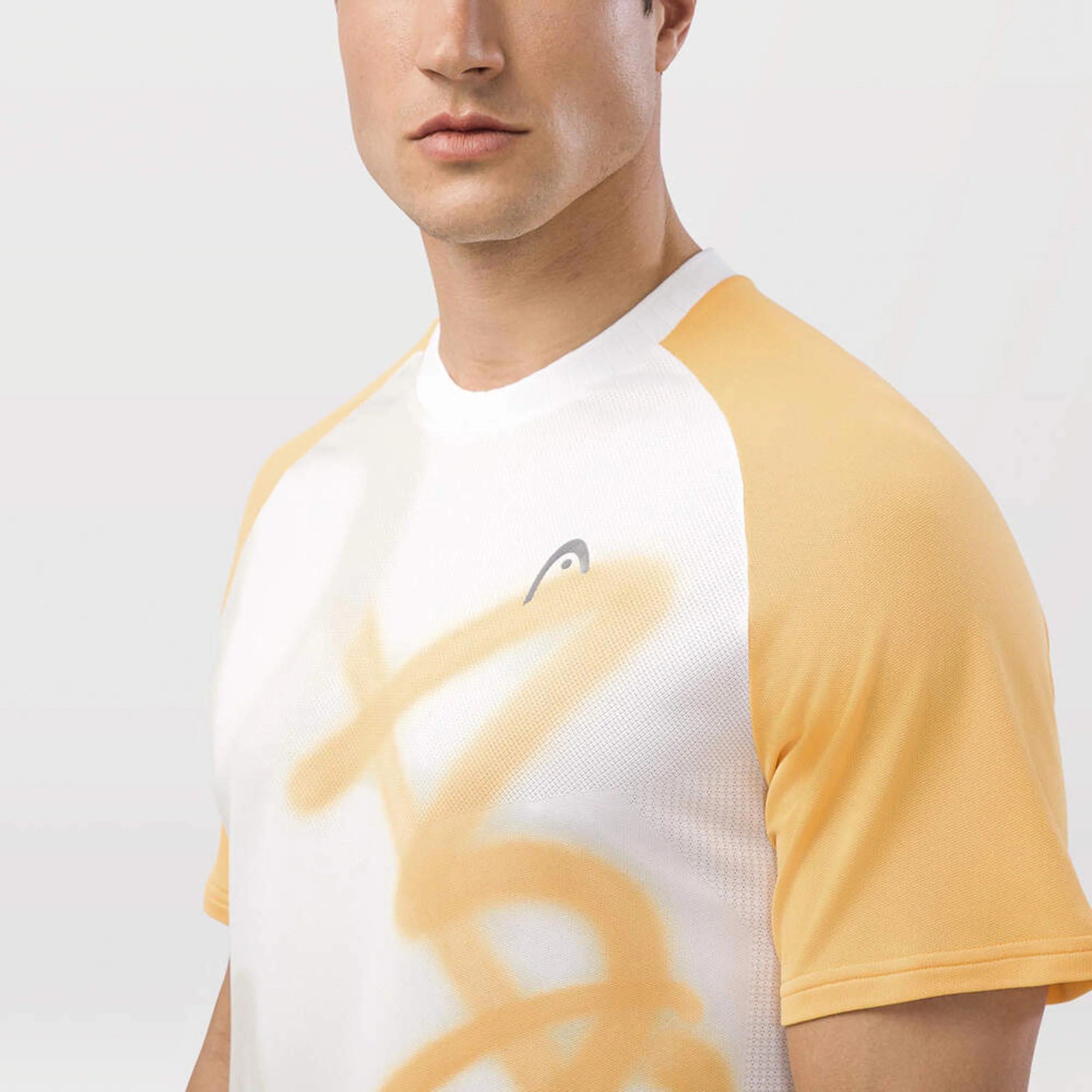 Performance Mc New York Camiseta De Manga Corta Hombres-Blanco,Amarillo Oro - Image 3