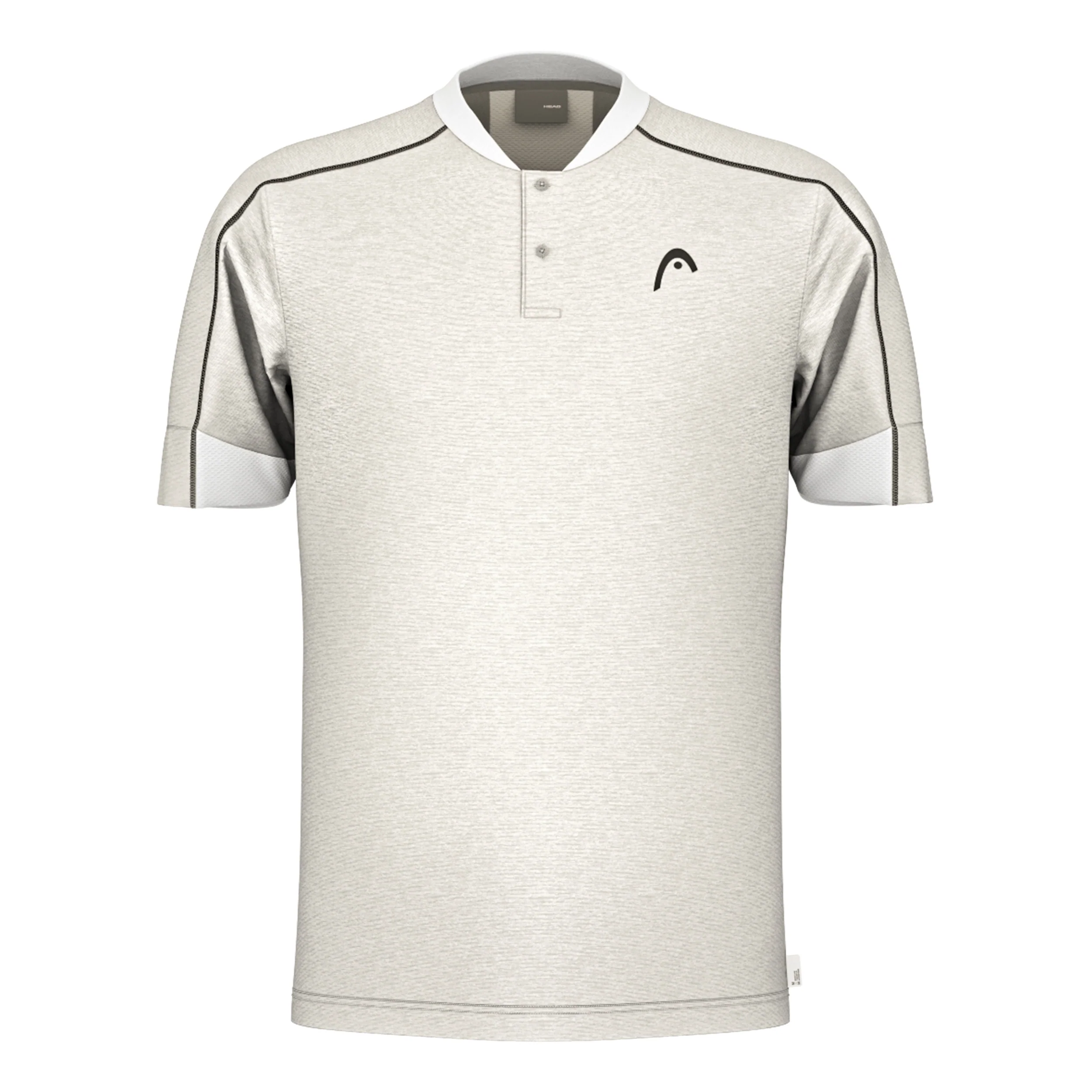 Play Tech Polo Hombres-Gris Claro