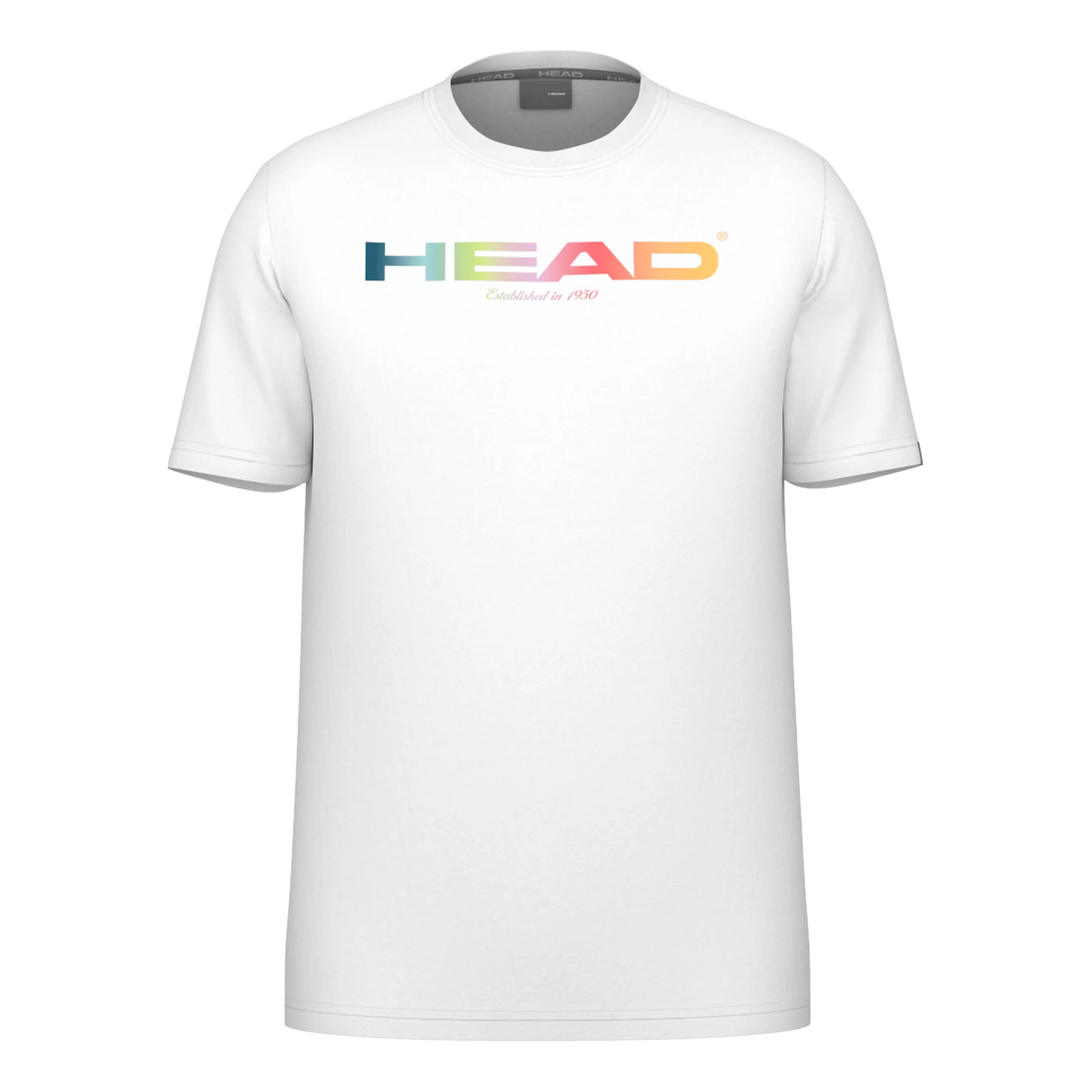 Rainbow Camiseta De Manga Corta Hombres-Blanco