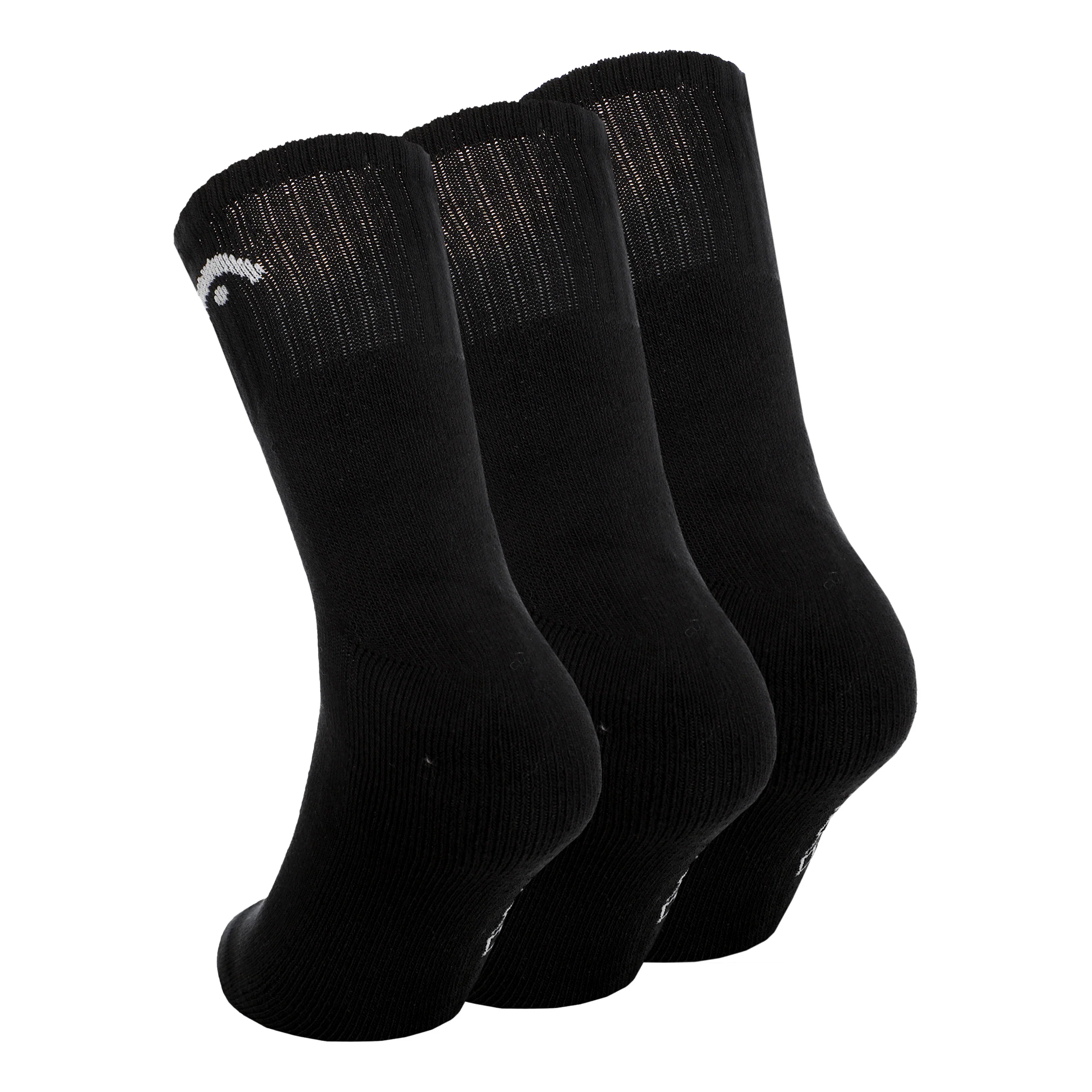 Short Crew Calcetines de tenis Pack de 3 Unisex - negro, - Image 2
