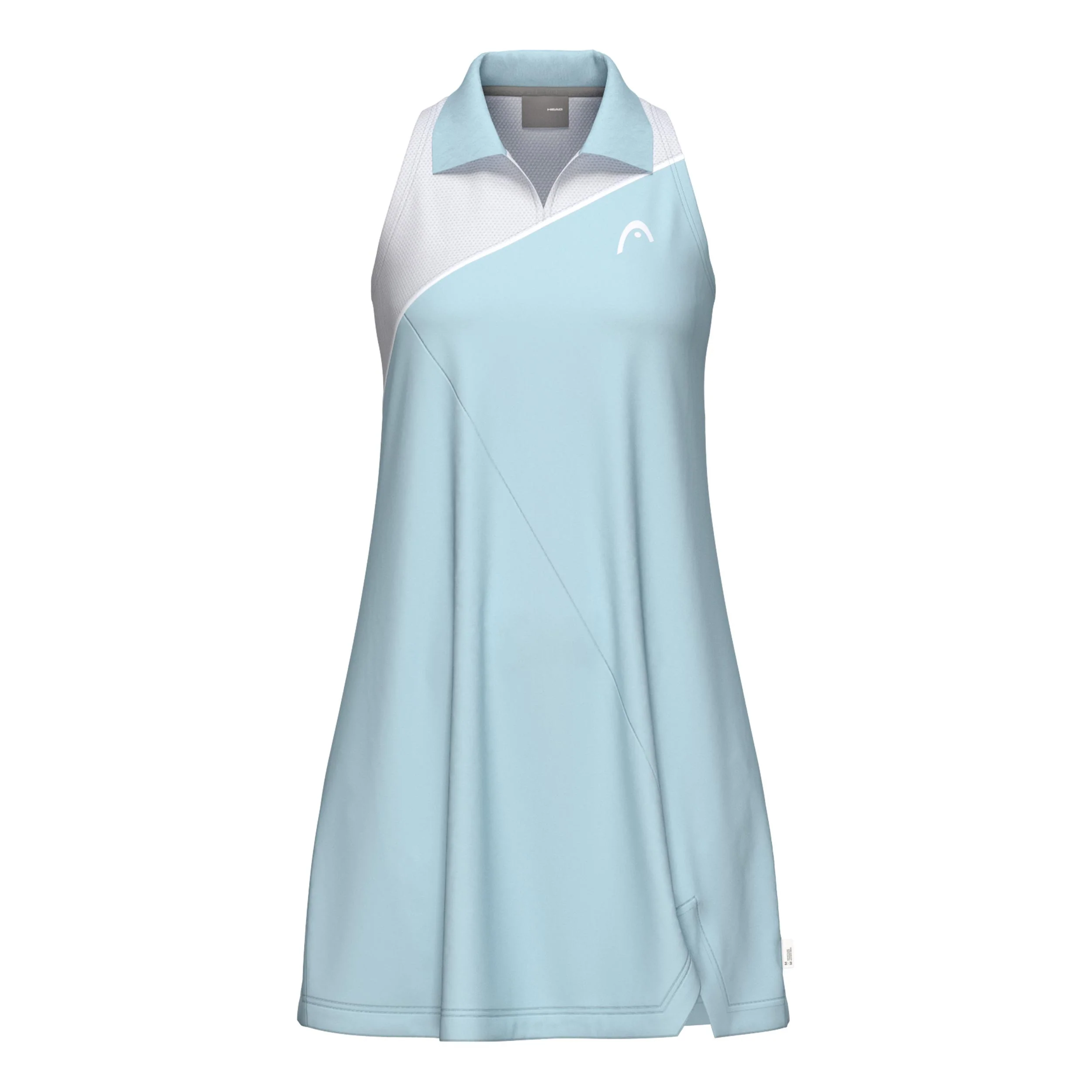 Spirit Vestido Mujeres - azul claro, blanco