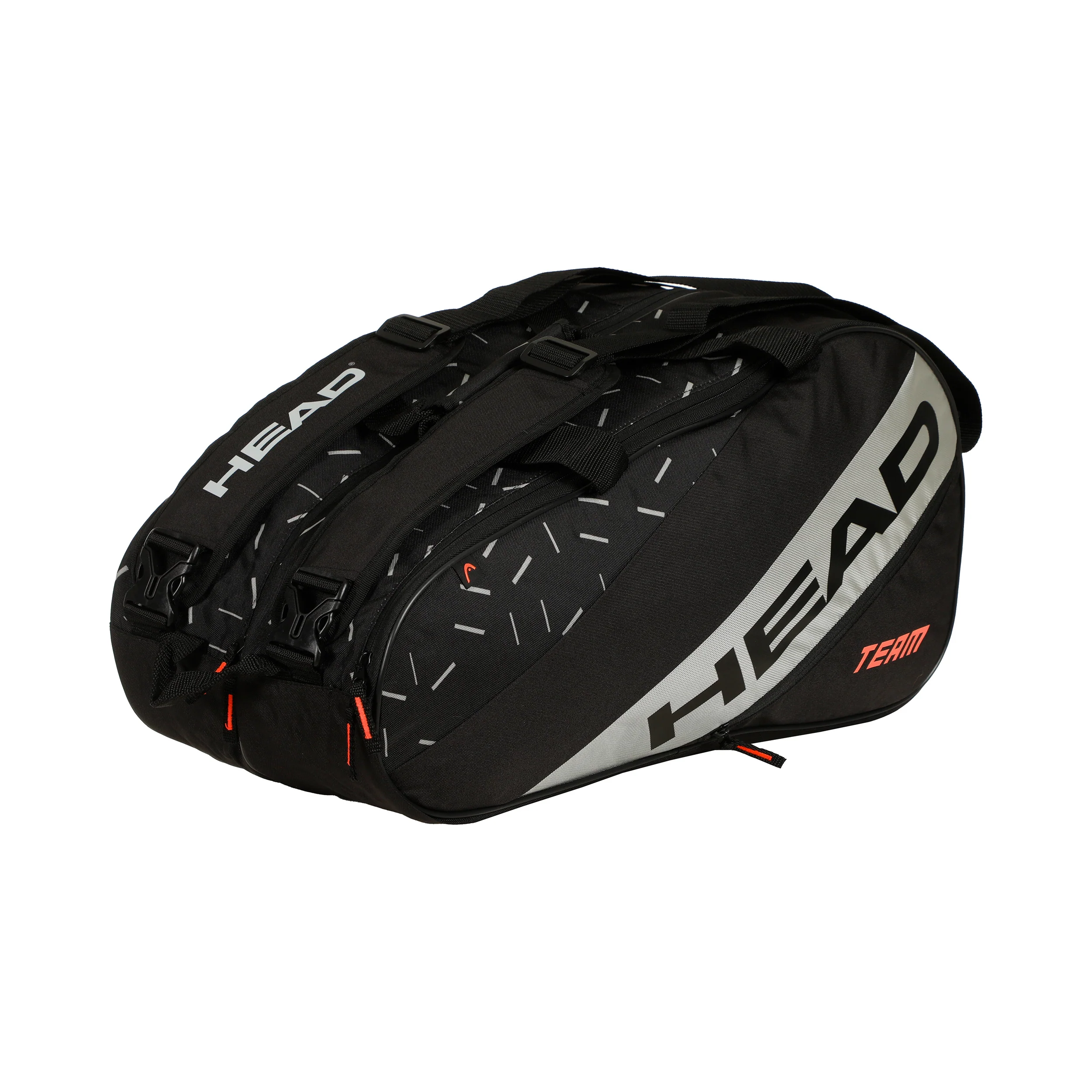 Team Padel Bag L Paletero-Negro,Plateado