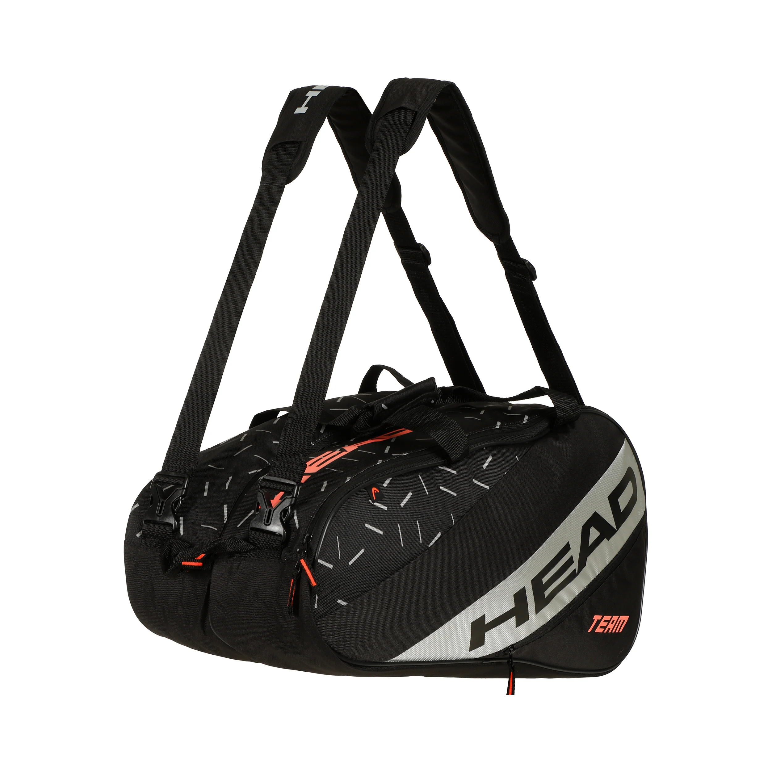 Team Padel Bag L Paletero-Negro,Plateado - Image 5