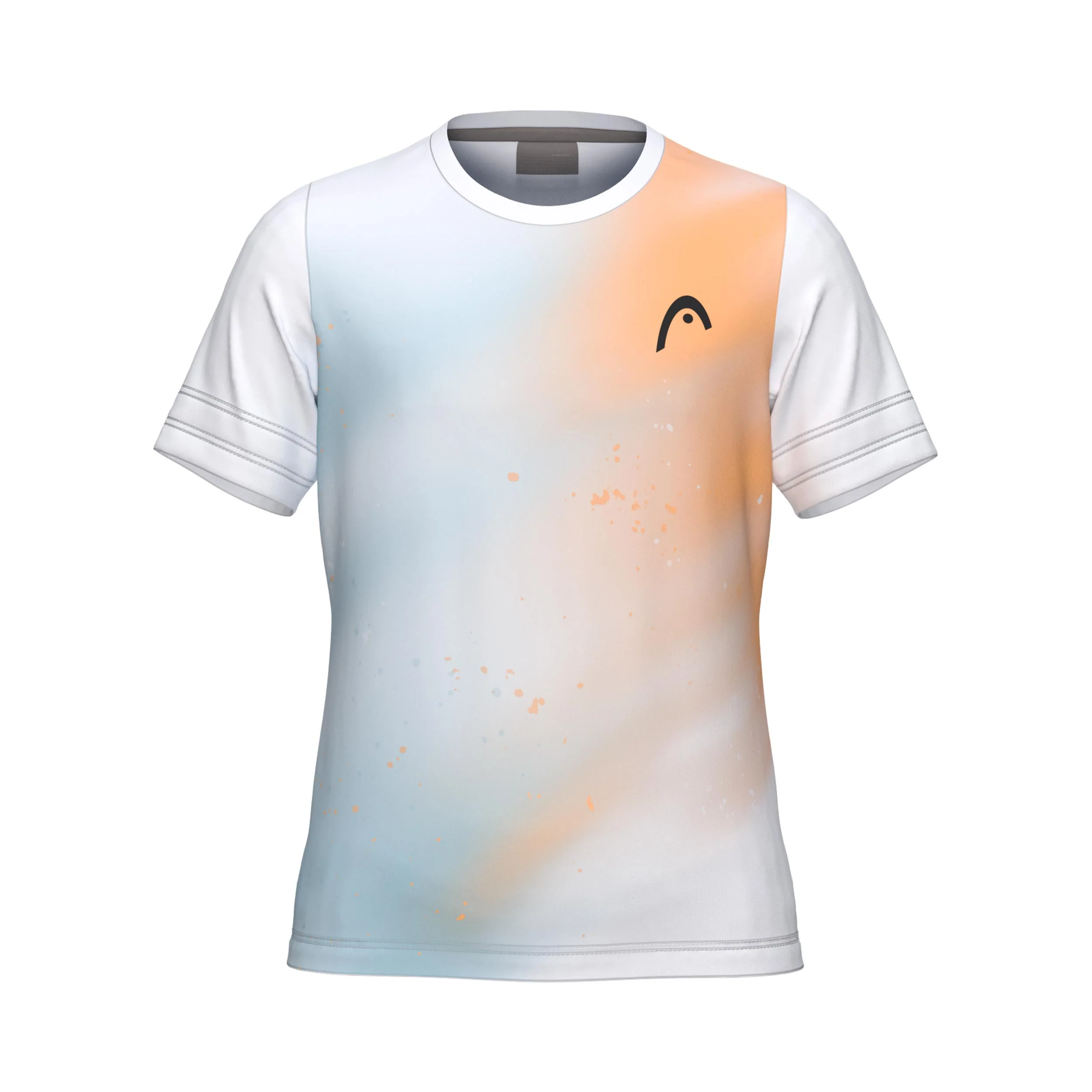 Tie-Break II Camiseta de manga corta Chicas - albaricoque, blanco