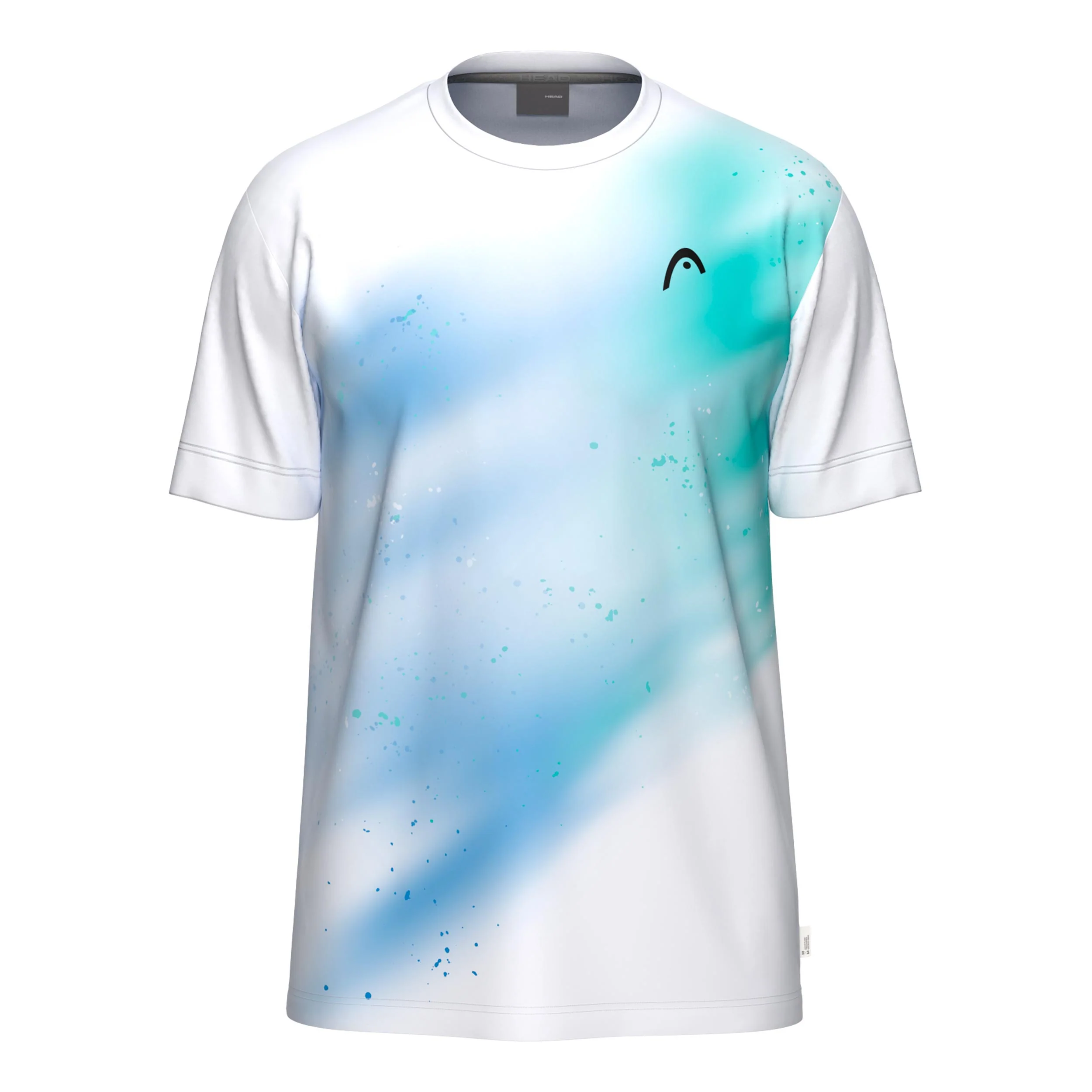 Topspin Camiseta de manga corta Hombres - turquesa, blanco
