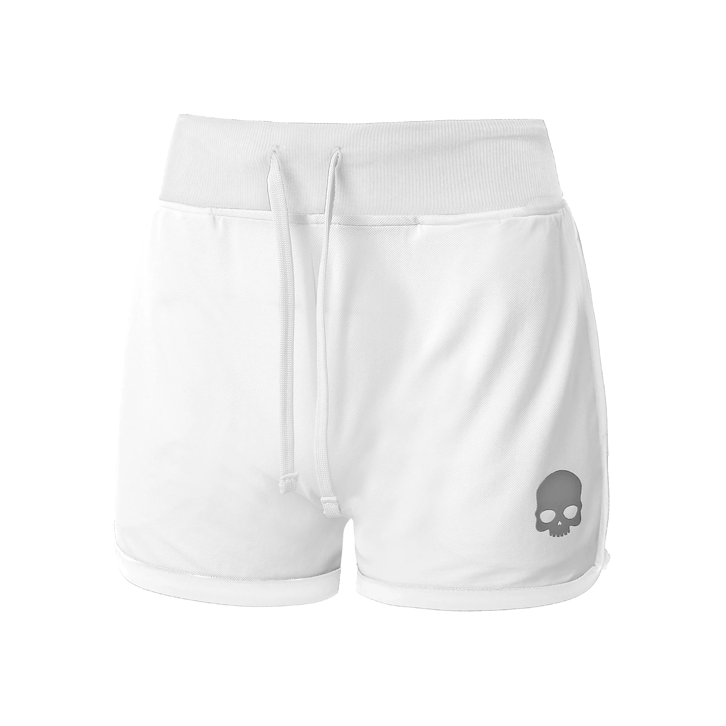 Shorts Mujeres-Blanco,Gris