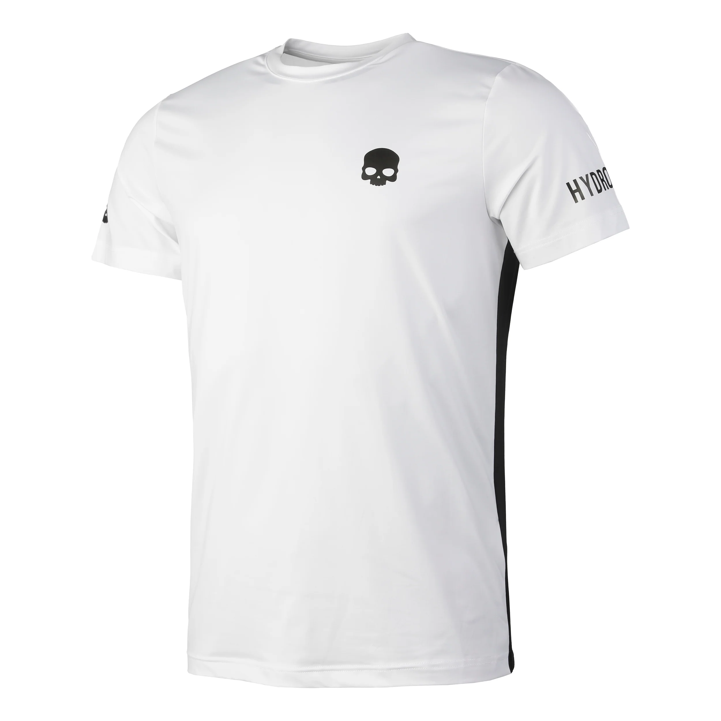 Tech Team Camiseta De Manga Corta Hombres-Blanco,Negro