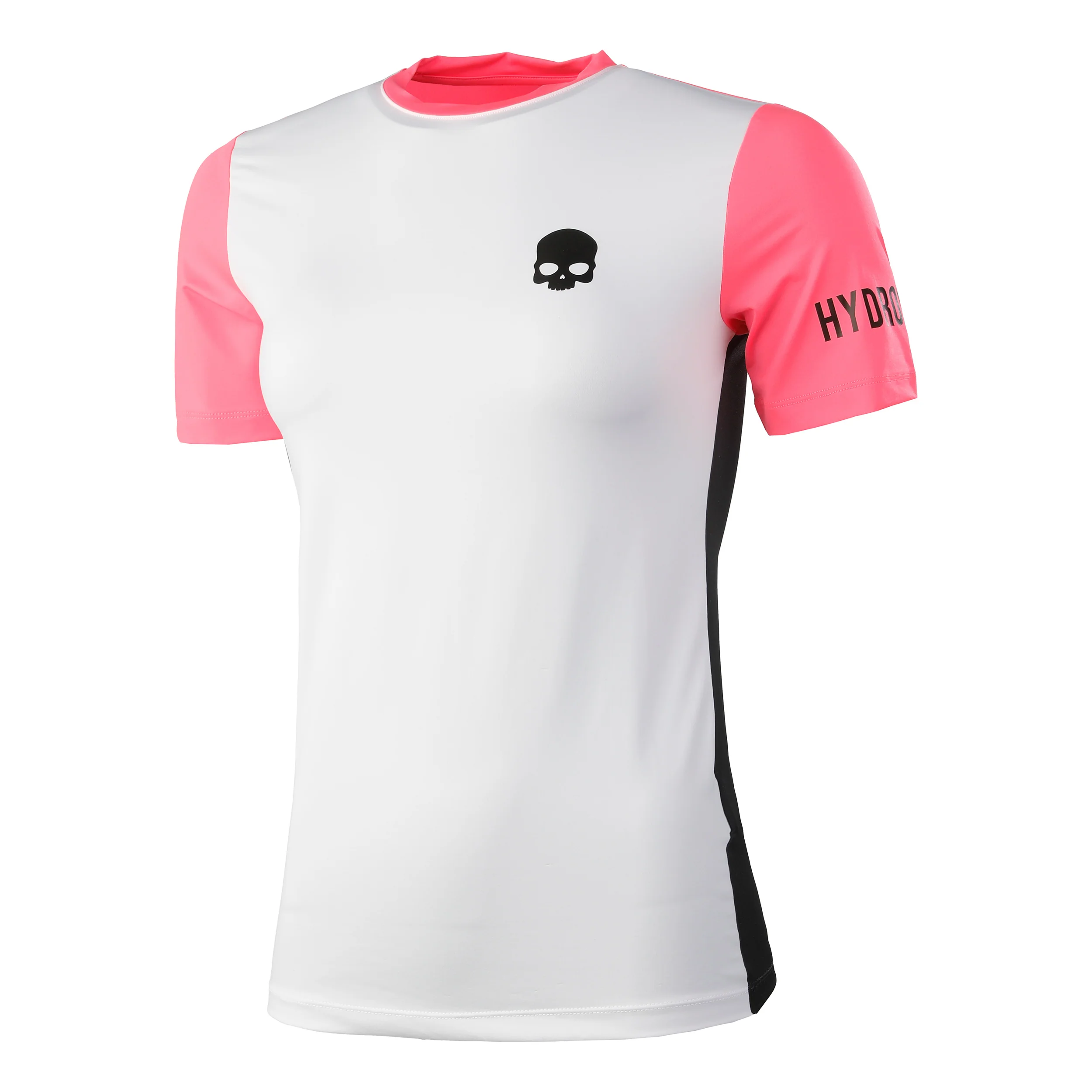 Tech Team Camiseta De Manga Corta Mujeres-Blanco,Rosa