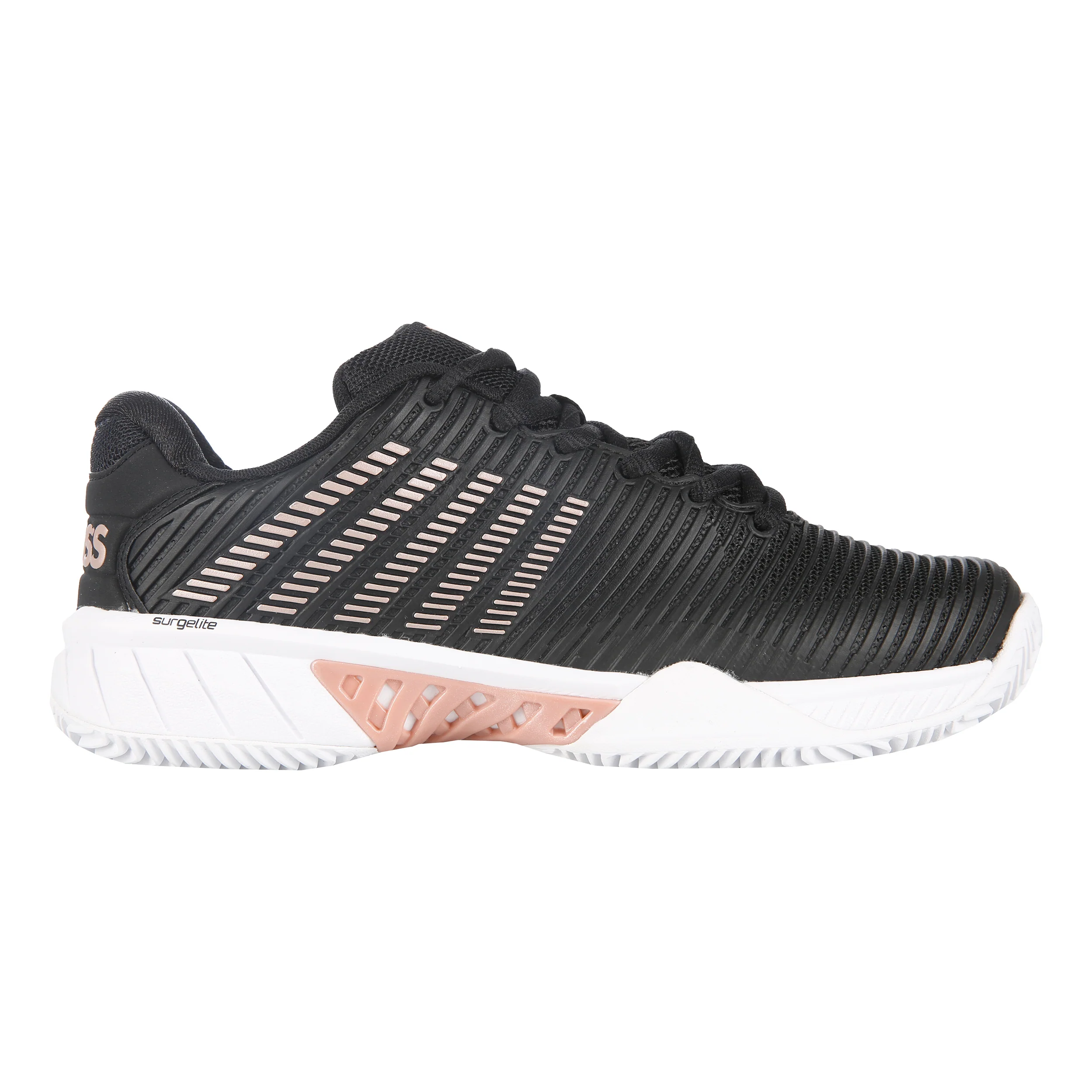 Hypercourt Express 2 Zapatilla Tierra Batida Mujeres-Negro,Dorado