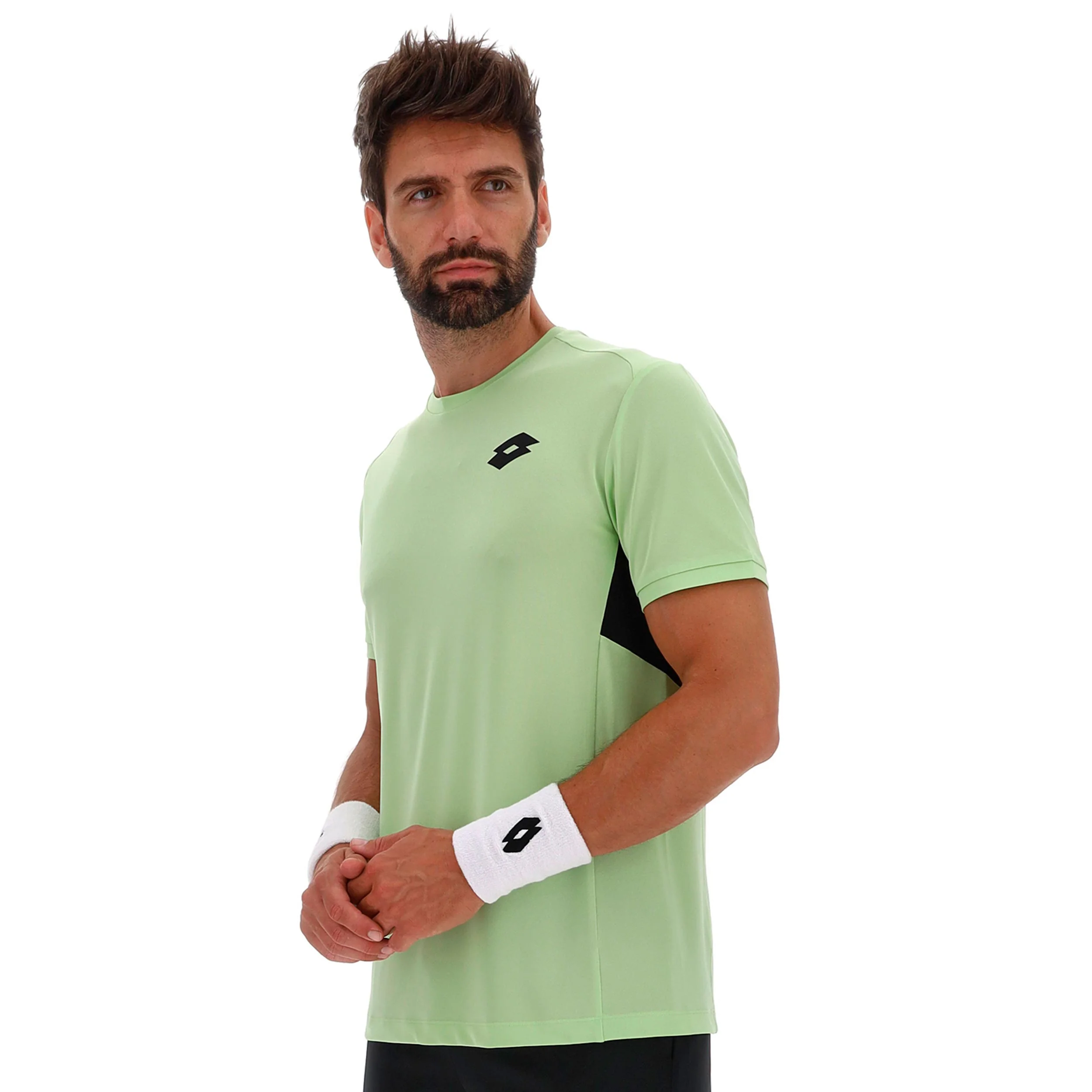 Squadra IV Camiseta de manga corta Hombres - verde neón, negro