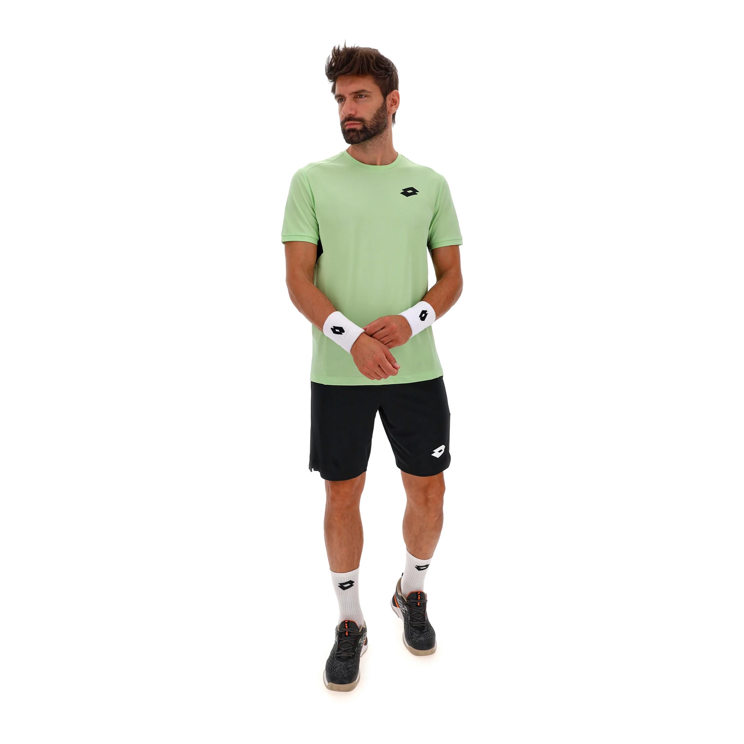 Squadra IV Camiseta de manga corta Hombres - verde neón, negro - Image 4
