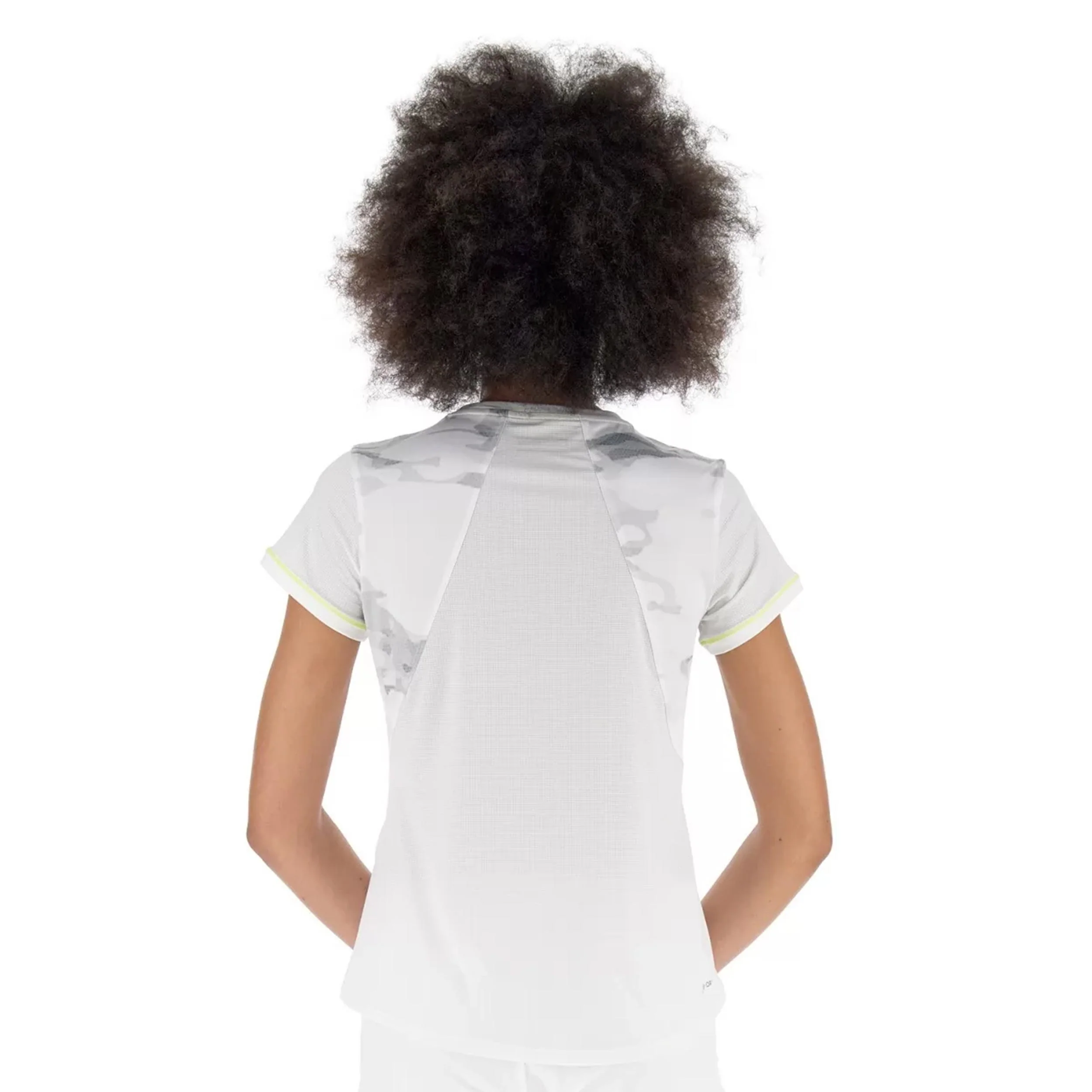Tech Camiseta De Manga Corta Mujeres-Blanco,Gris - Image 7