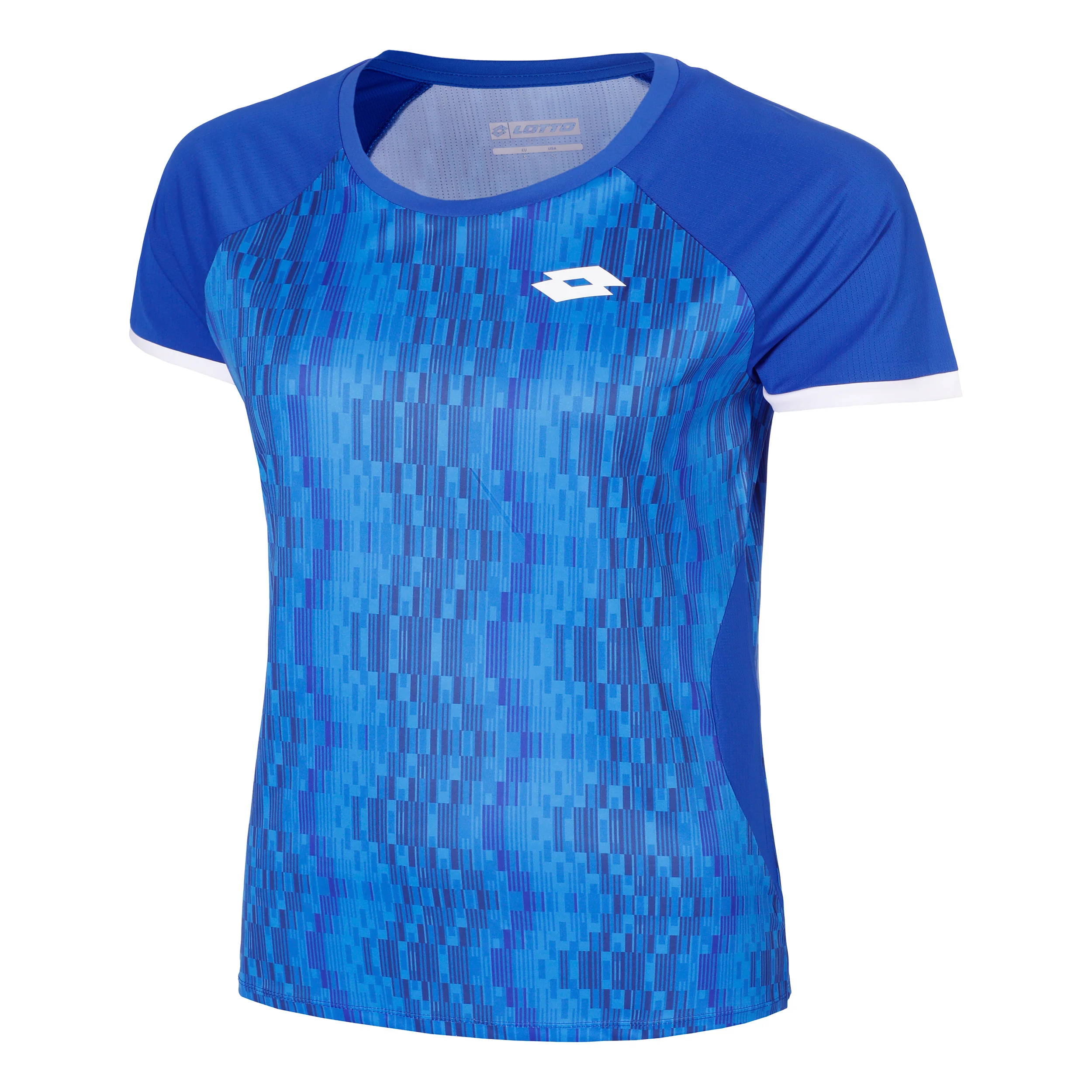 Tech IV D3 Camiseta De Manga Corta Mujeres-Azul