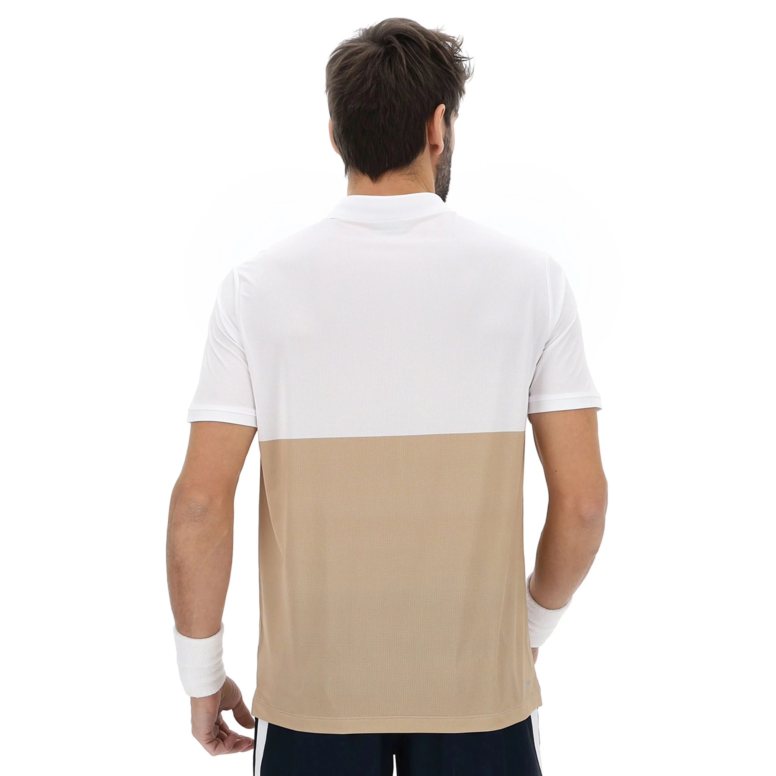 Tech V Polo Hombres-Beige - Image 2