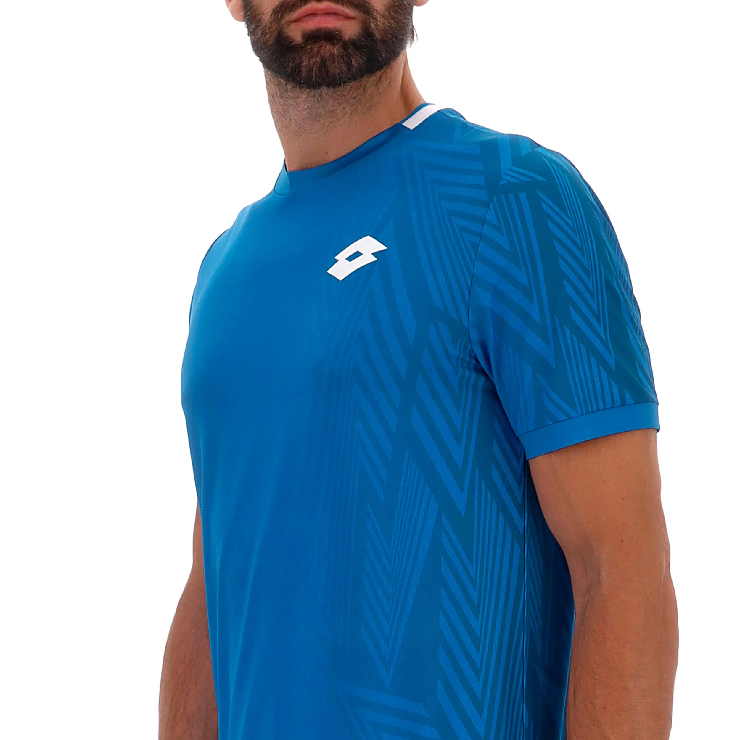 Tech VI Camiseta de manga corta Hombres - azul, gris - Image 3