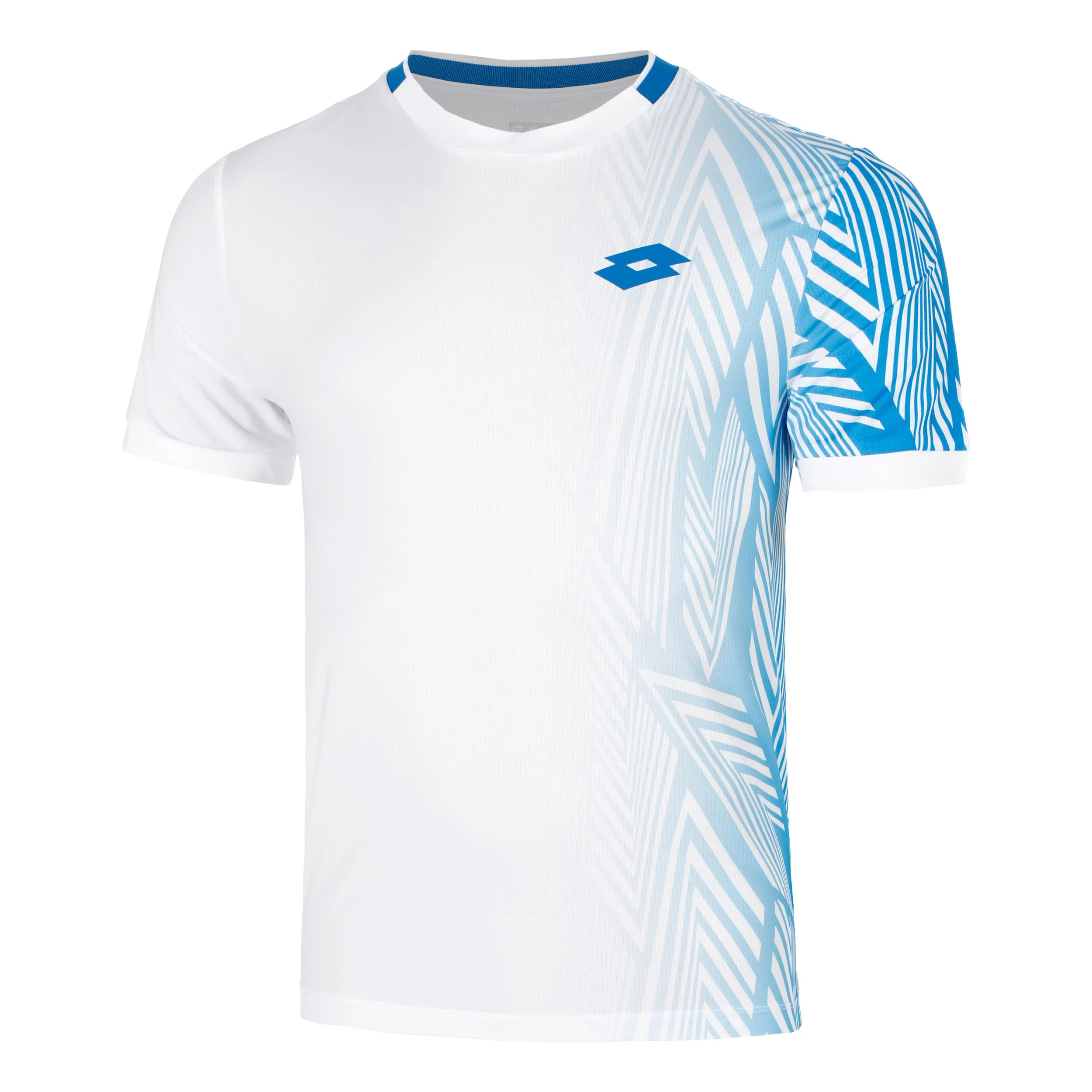 Tech VI Camiseta de manga corta Hombres - blanco, azul claro