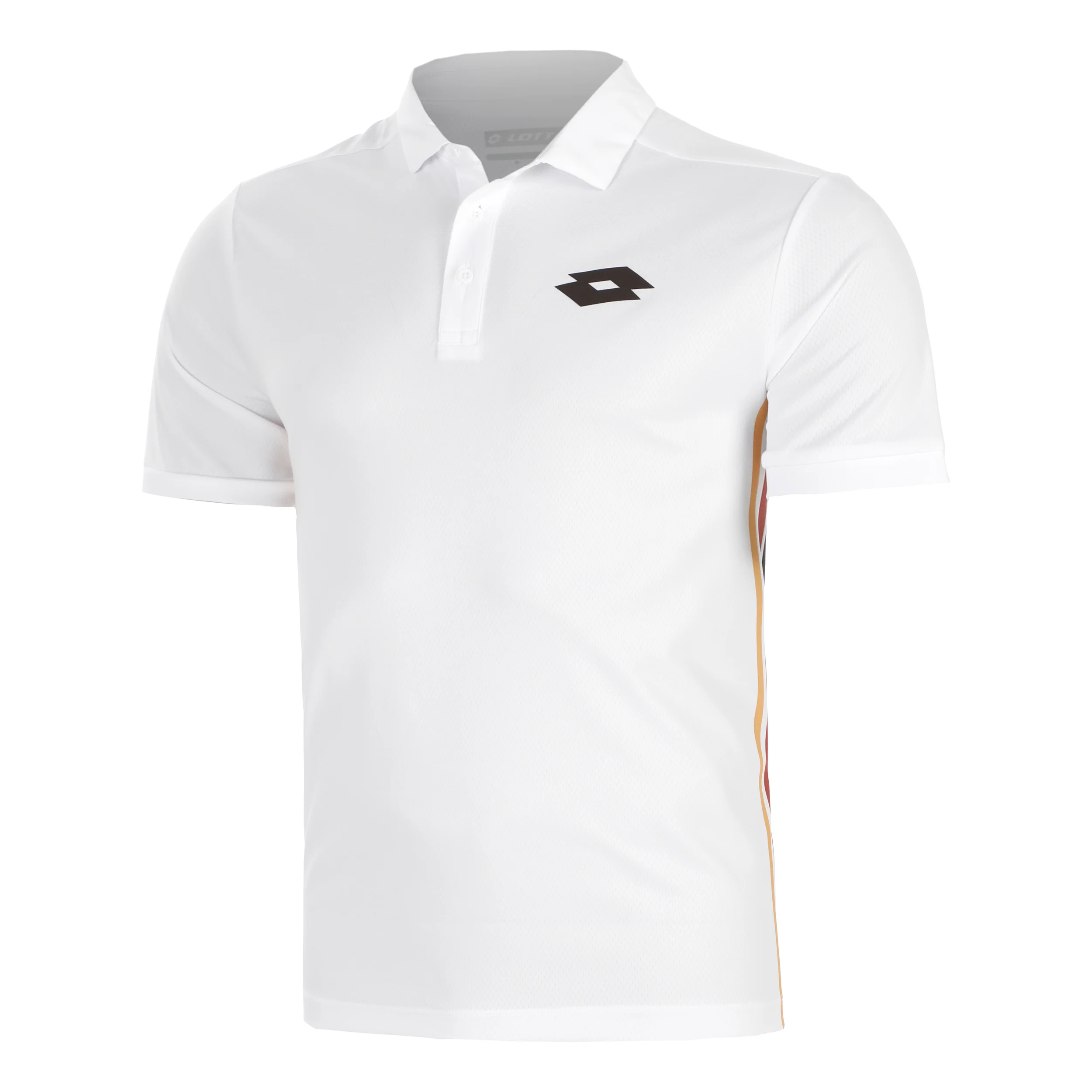 Tech VI Polo Hombres - blanco, marrón