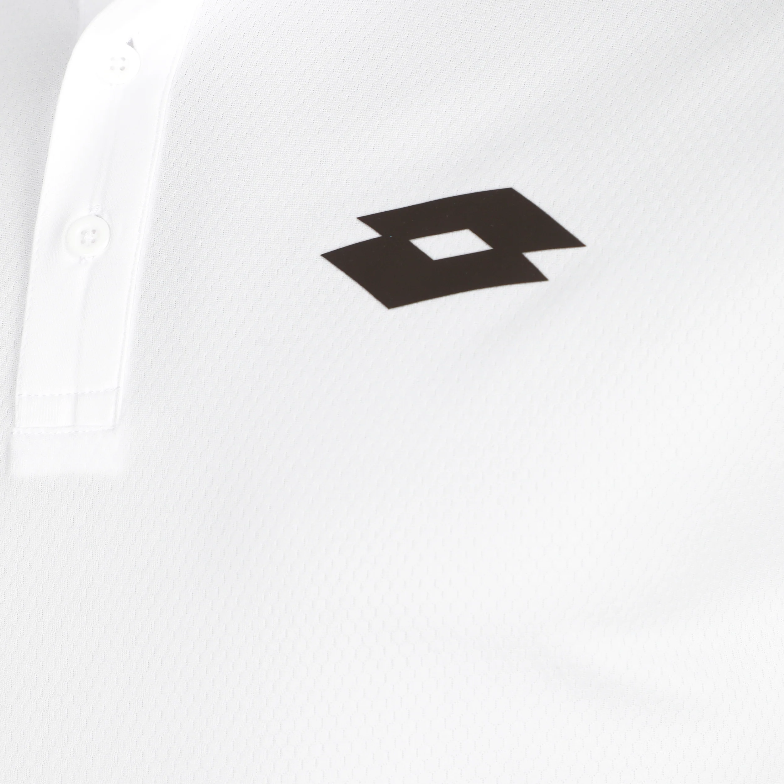 Tech VI Polo Hombres - blanco, marrón - Image 3