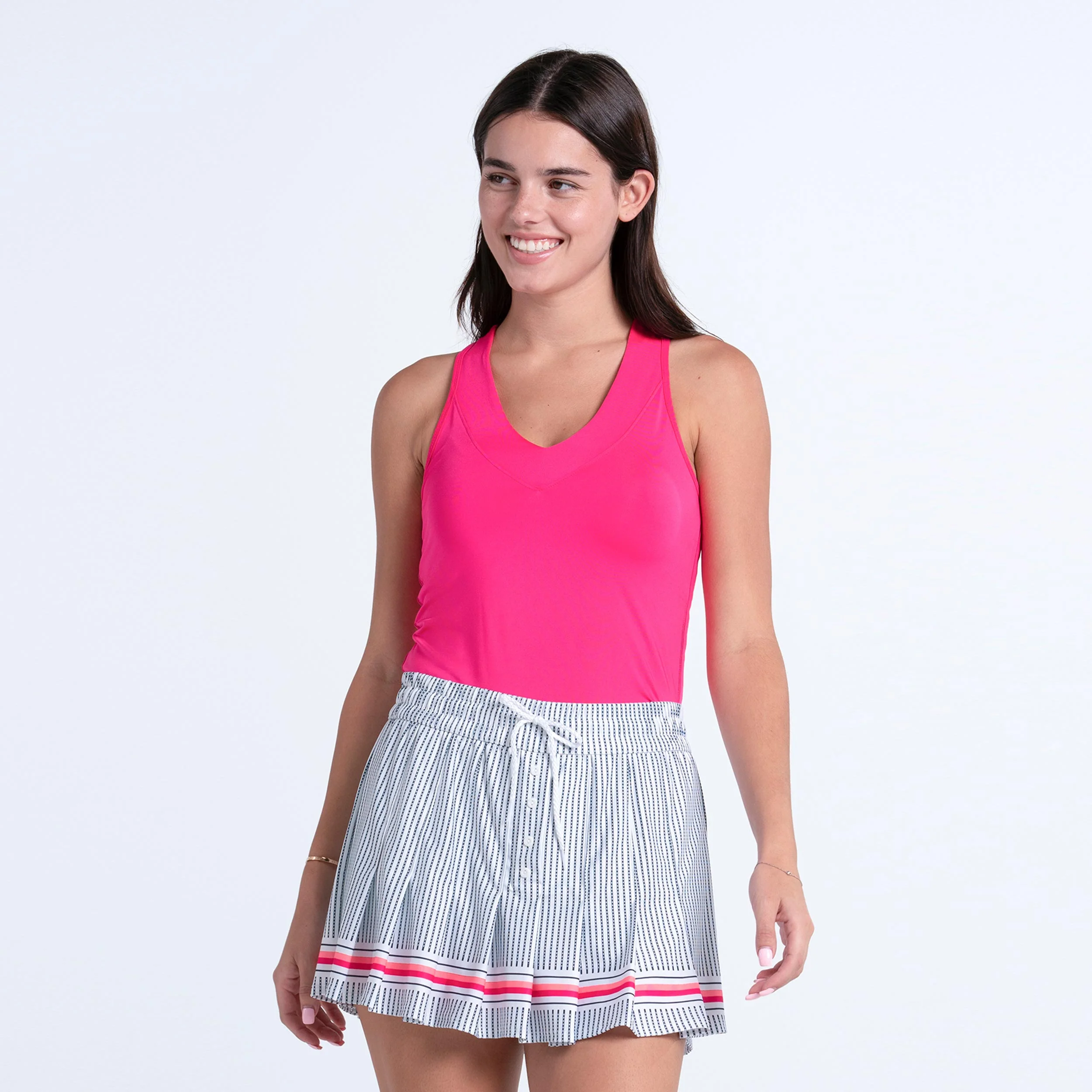 High Waist Lavish Lane Falda Mujeres - blanco, negro - Image 6