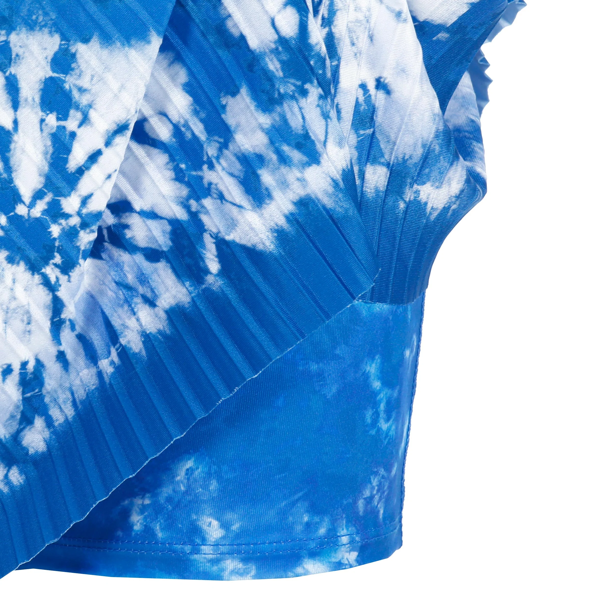 Shibori Wave 14in Falda Mujeres-Azul,Multicolor - Image 4