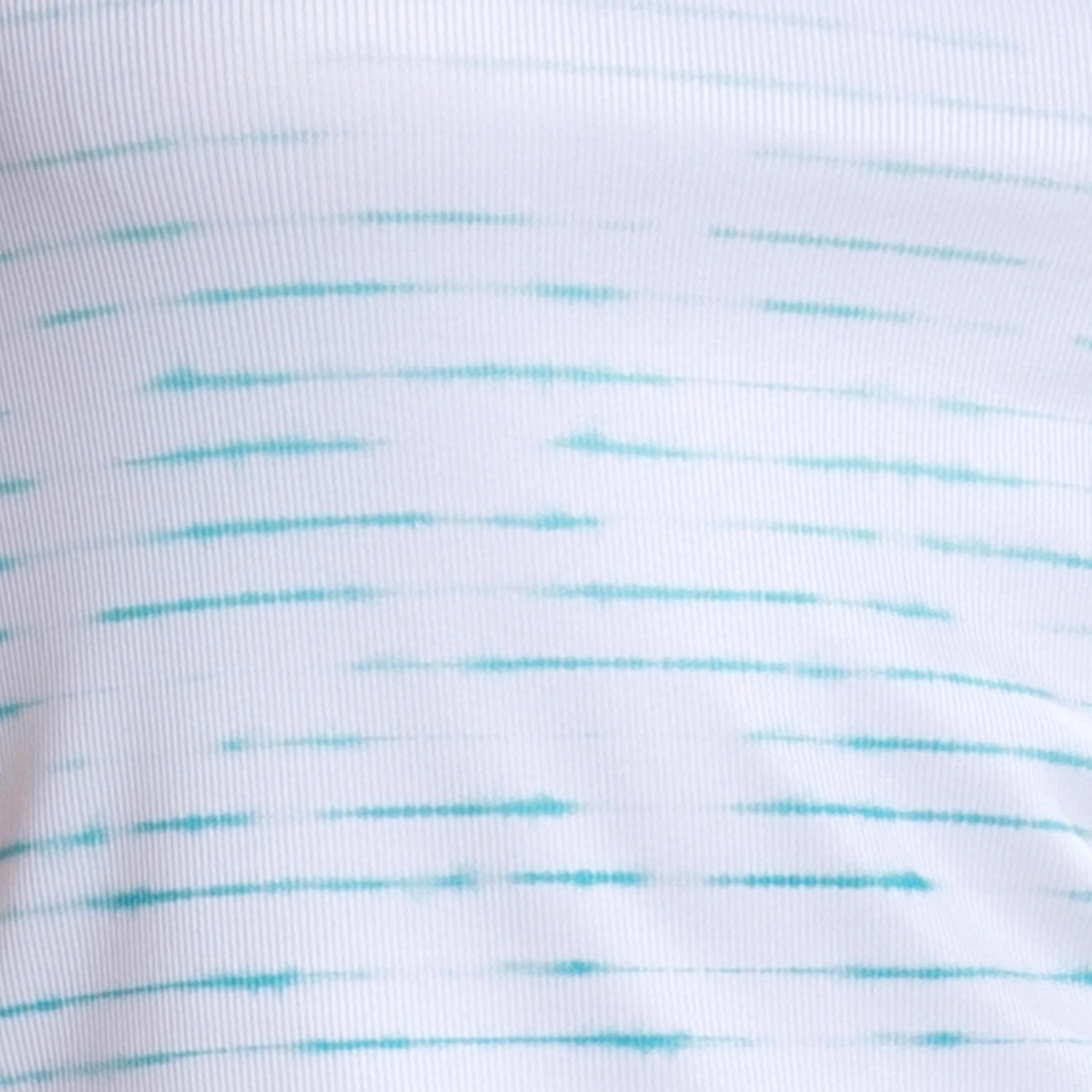 Weave Stripe Muscle Camiseta de tirantes Mujeres - blanco, turquesa - Image 4