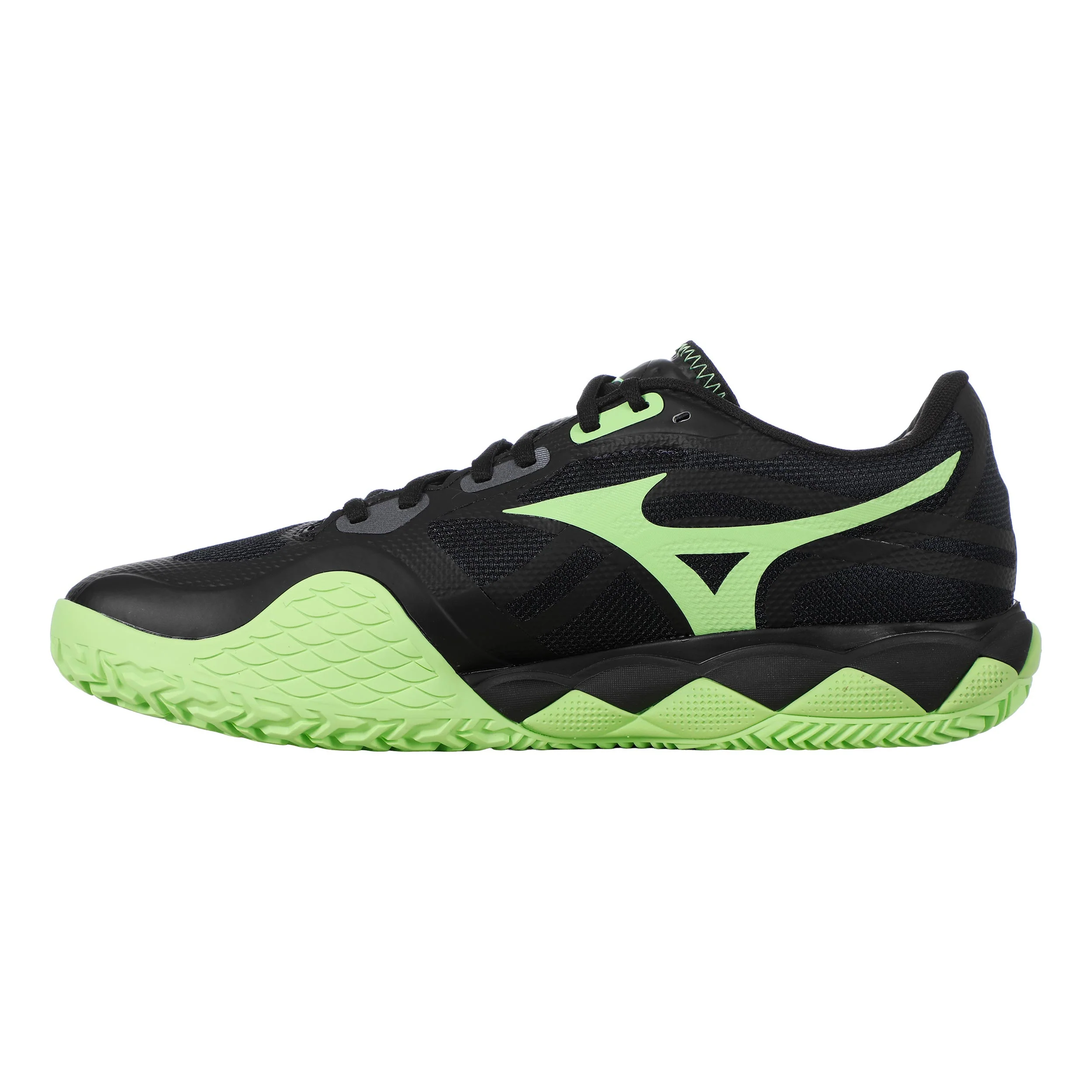 Wave Enforce Tour 2 Zapatilla de pádel Hombres - negro, verde neón - Image 2