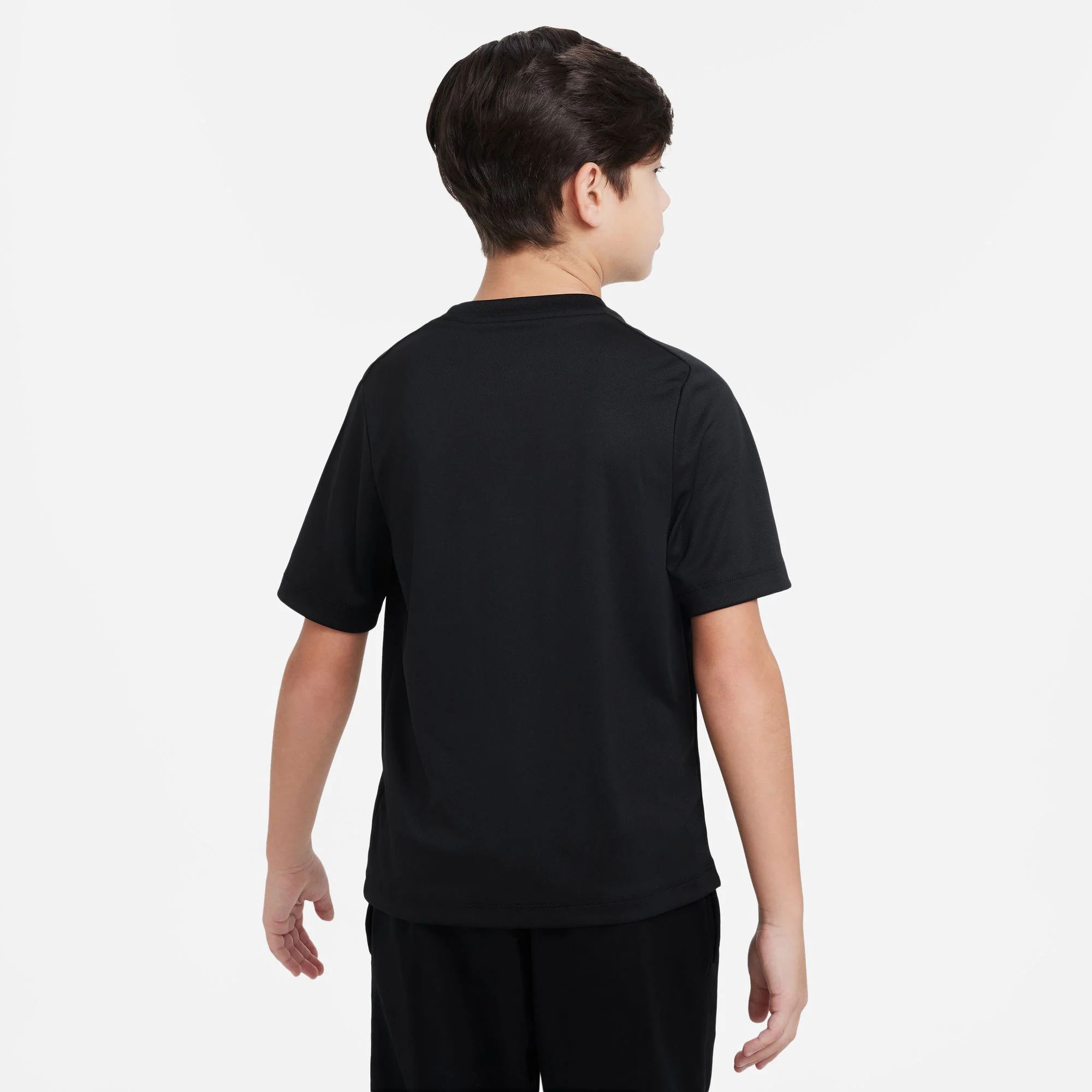 Big Kids Camiseta De Manga Corta Chicos-Negro - Image 6