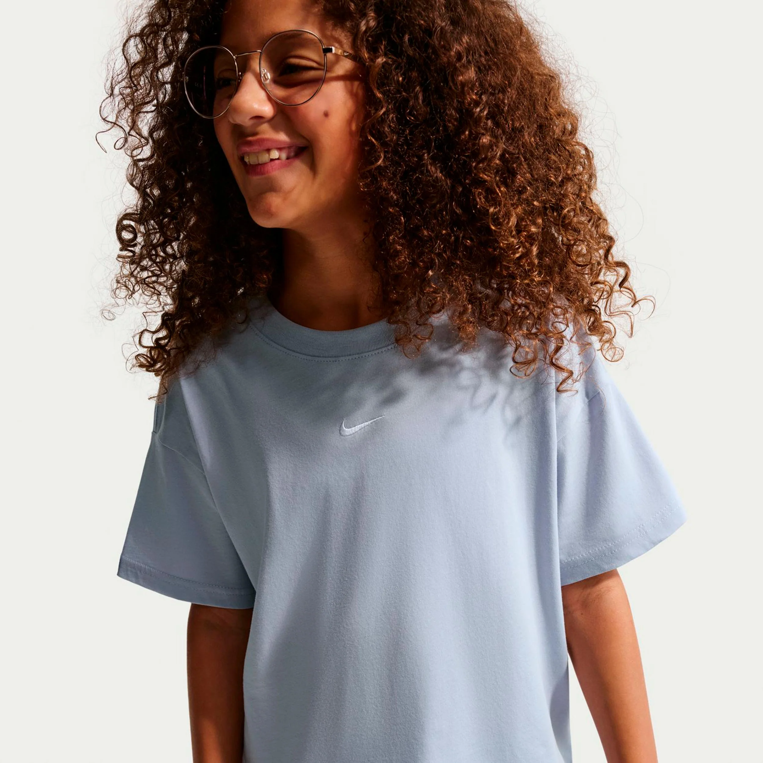 Boxy Essential Camiseta de manga corta Niños-azul-gris, blanco - Image 4