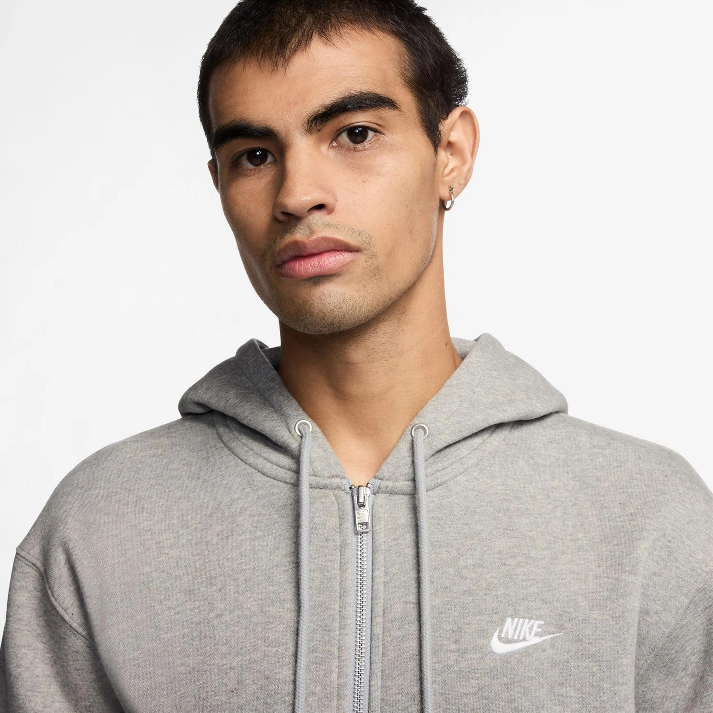 Club Bb Full-Zip Sudadera Con Cremallera Hombres-Gris - Image 3