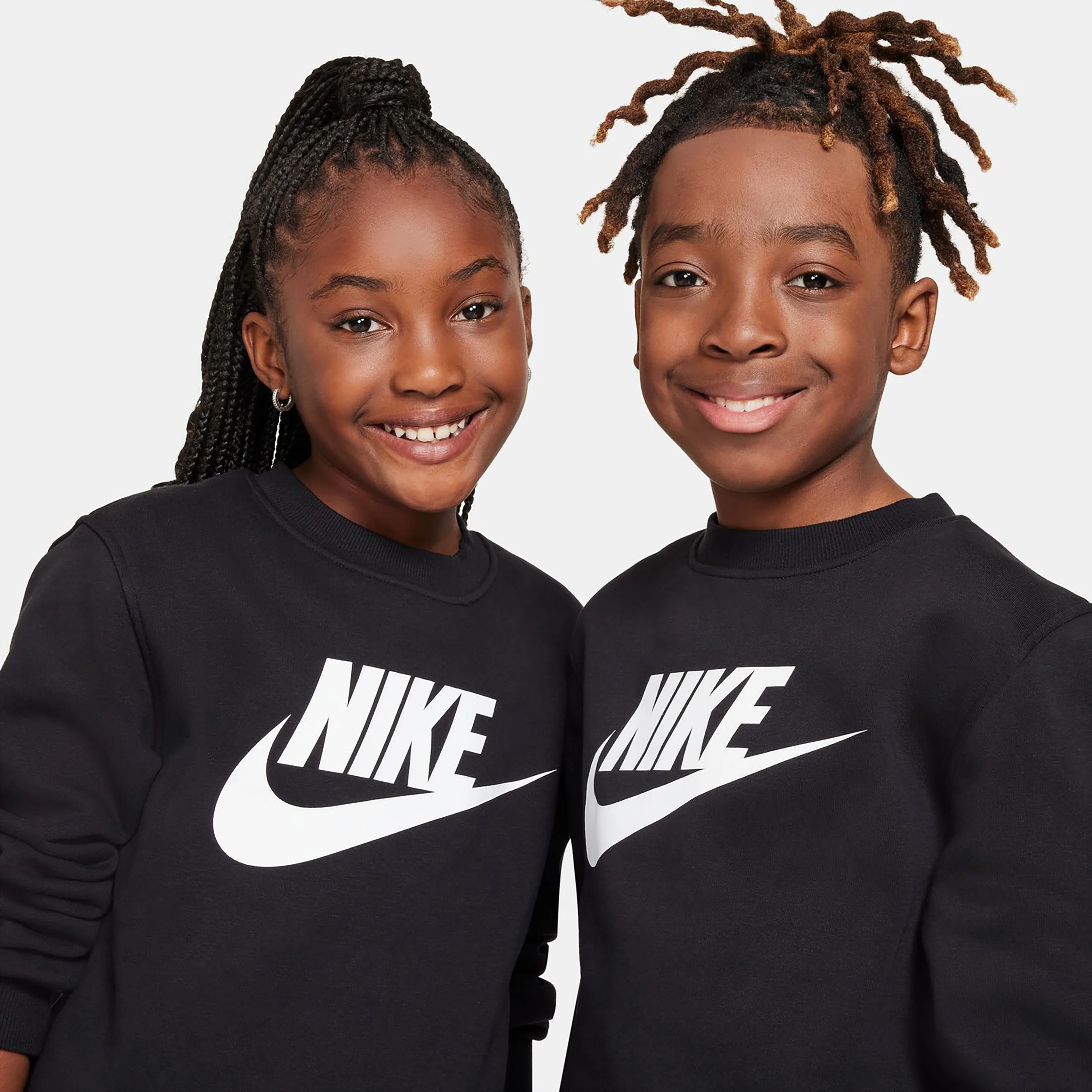 Club Fleece Crew Sudadera Niños-negro - Image 7