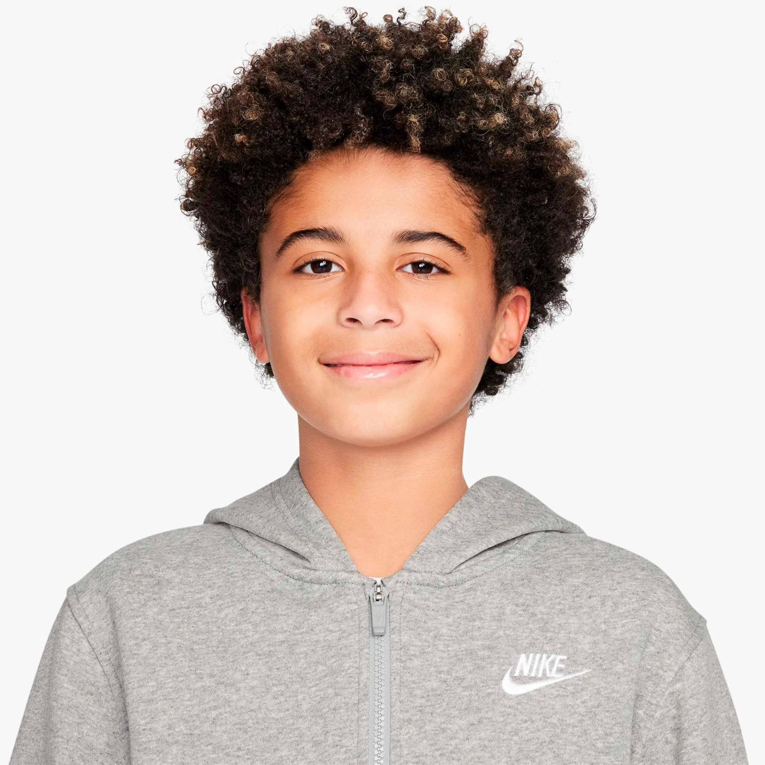 Club Fleece Full-Zip Sudadera con cremallera Niños - gris - Image 3