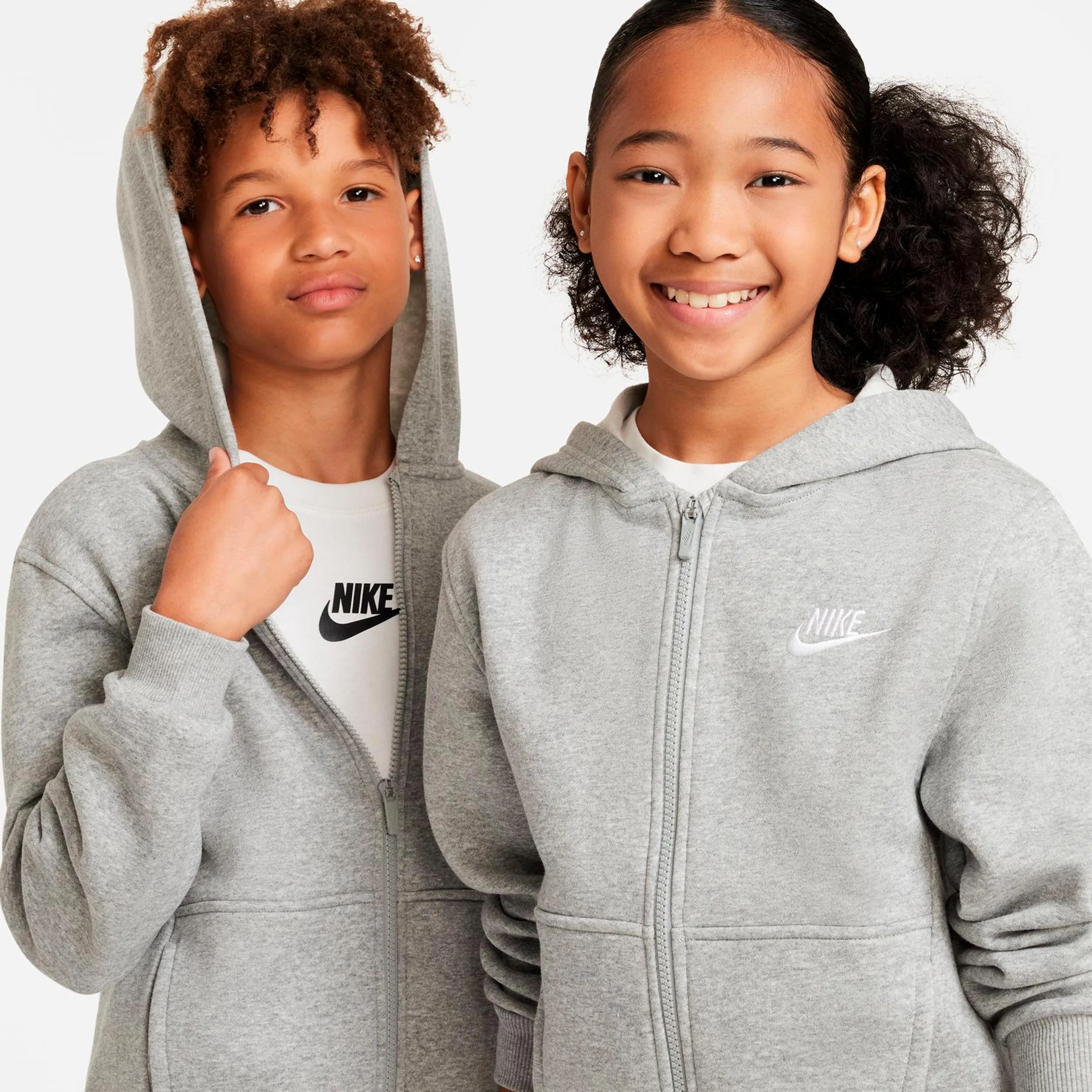 Club Fleece Full-Zip Sudadera con cremallera Niños - gris - Image 4